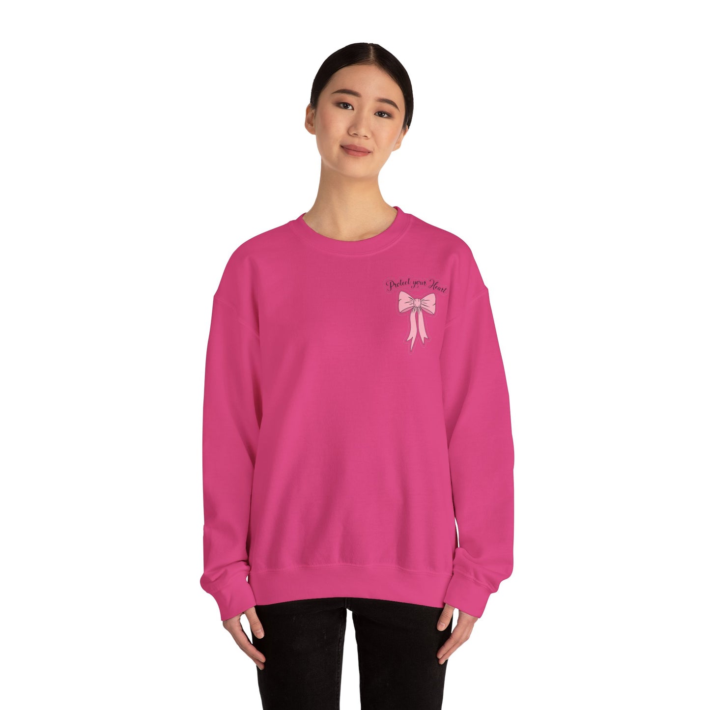 Girly Crewneck Sweatshirt — Feminine Graphic Pullover