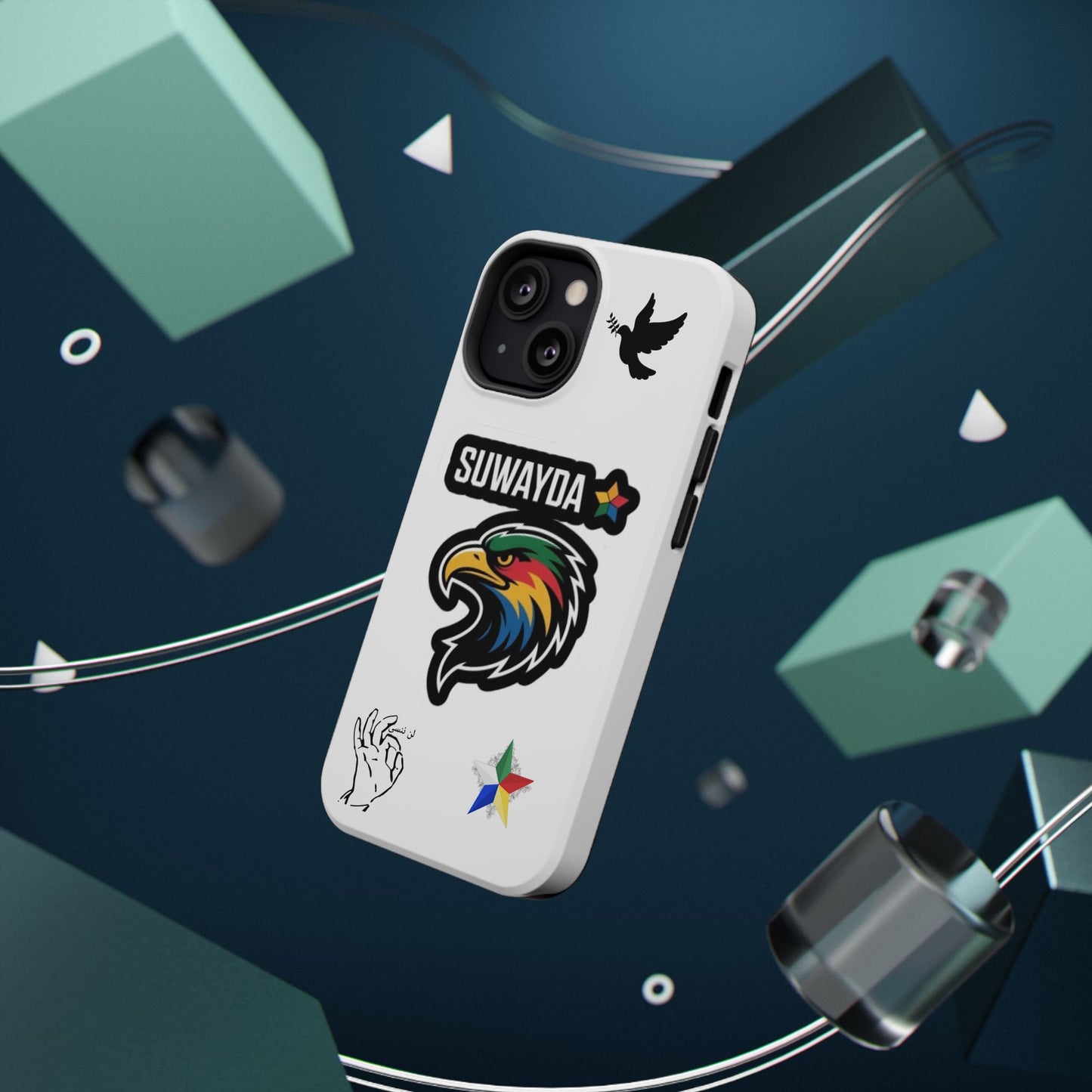 Impact-Resistant Phone Case — Suwayda Eagle Sticker Design