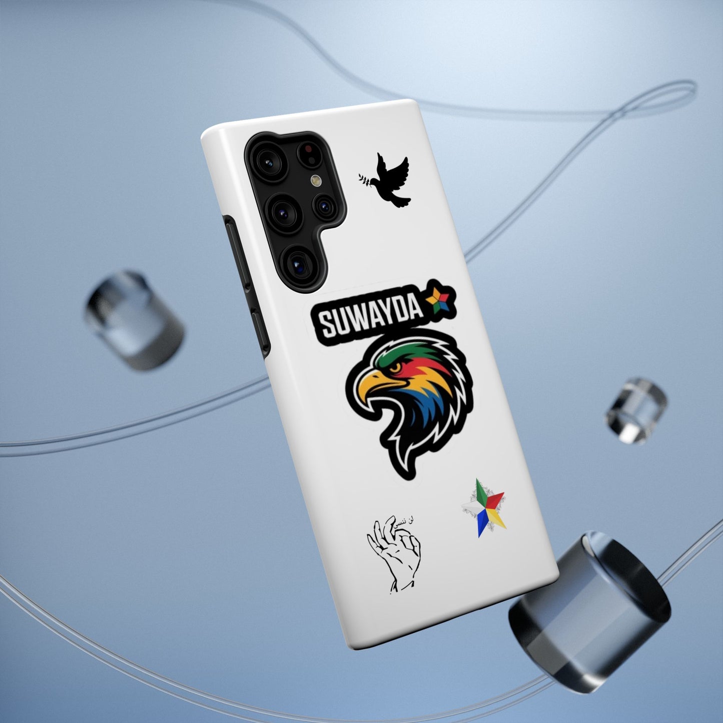 Impact-Resistant Phone Case — Suwayda Eagle Sticker Design