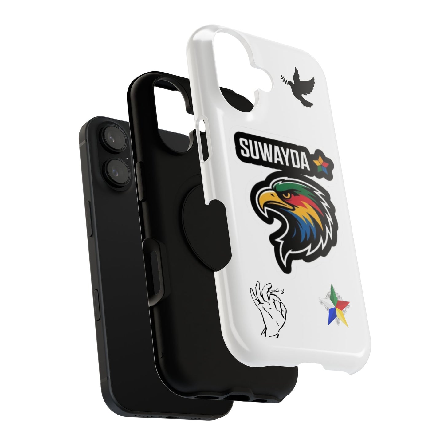 Impact-Resistant Phone Case — Suwayda Eagle Sticker Design