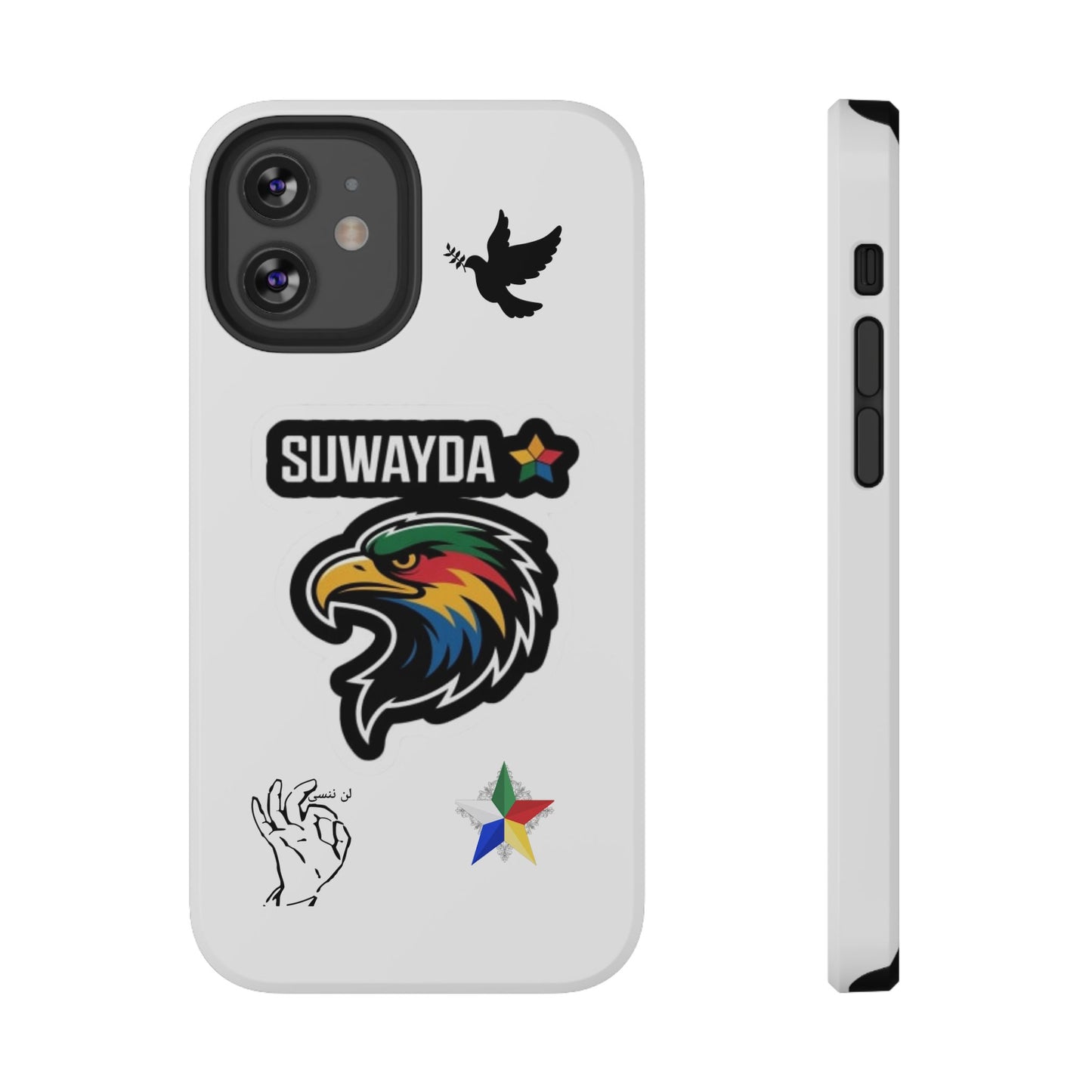 Impact-Resistant Phone Case — Suwayda Eagle Sticker Design