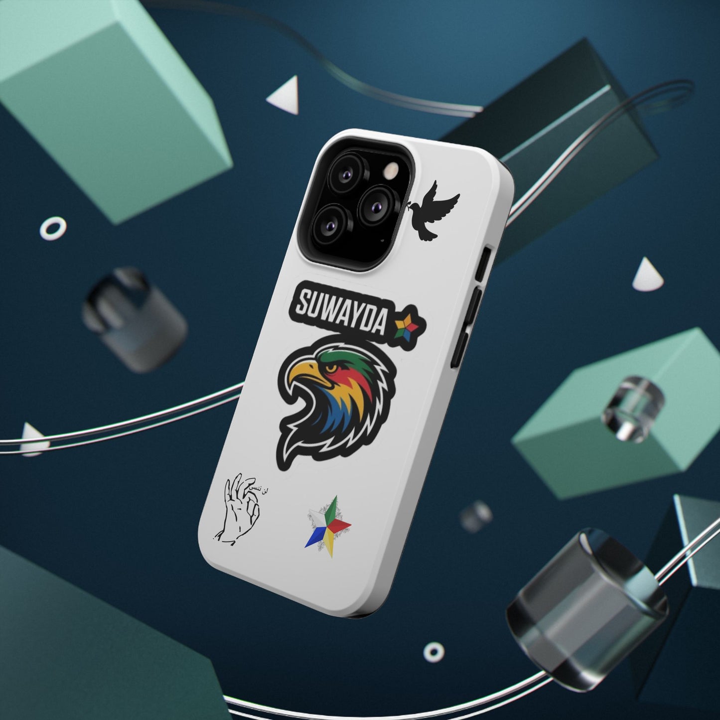 Impact-Resistant Phone Case — Suwayda Eagle Sticker Design