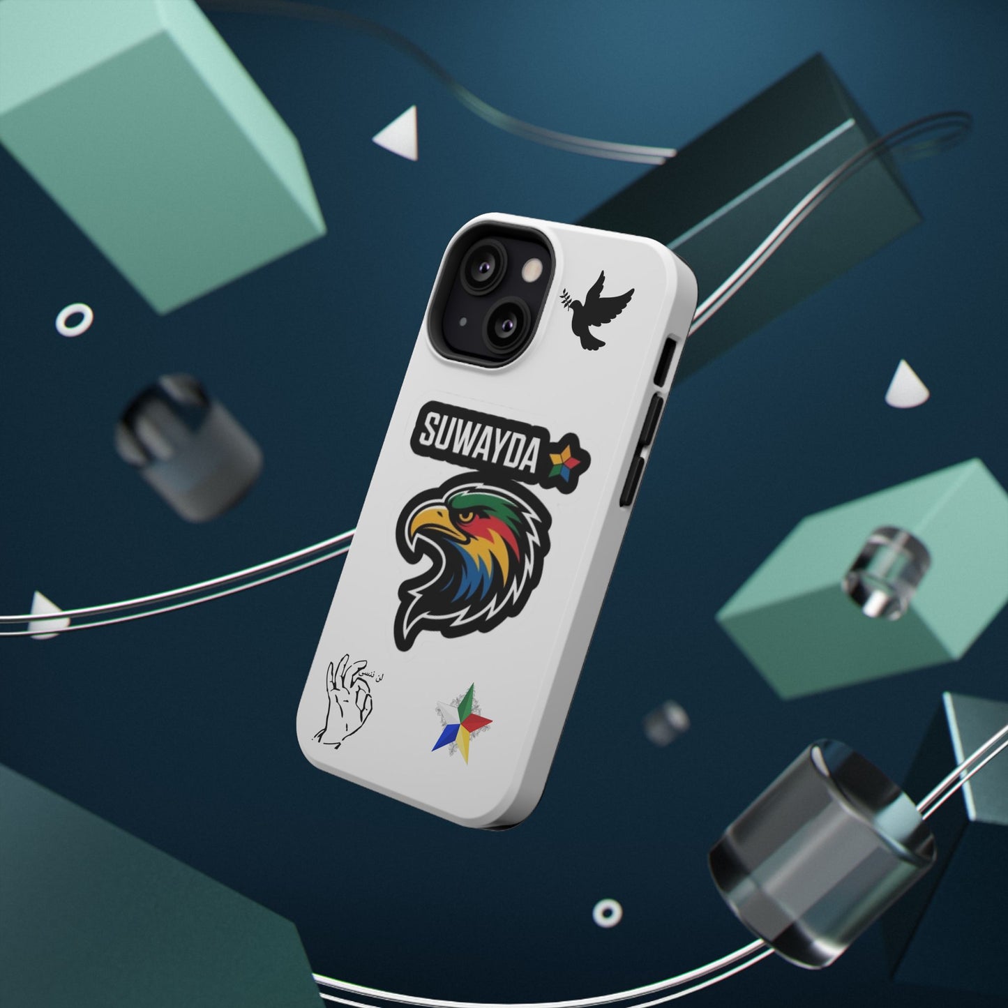 Impact-Resistant Phone Case — Suwayda Eagle Sticker Design
