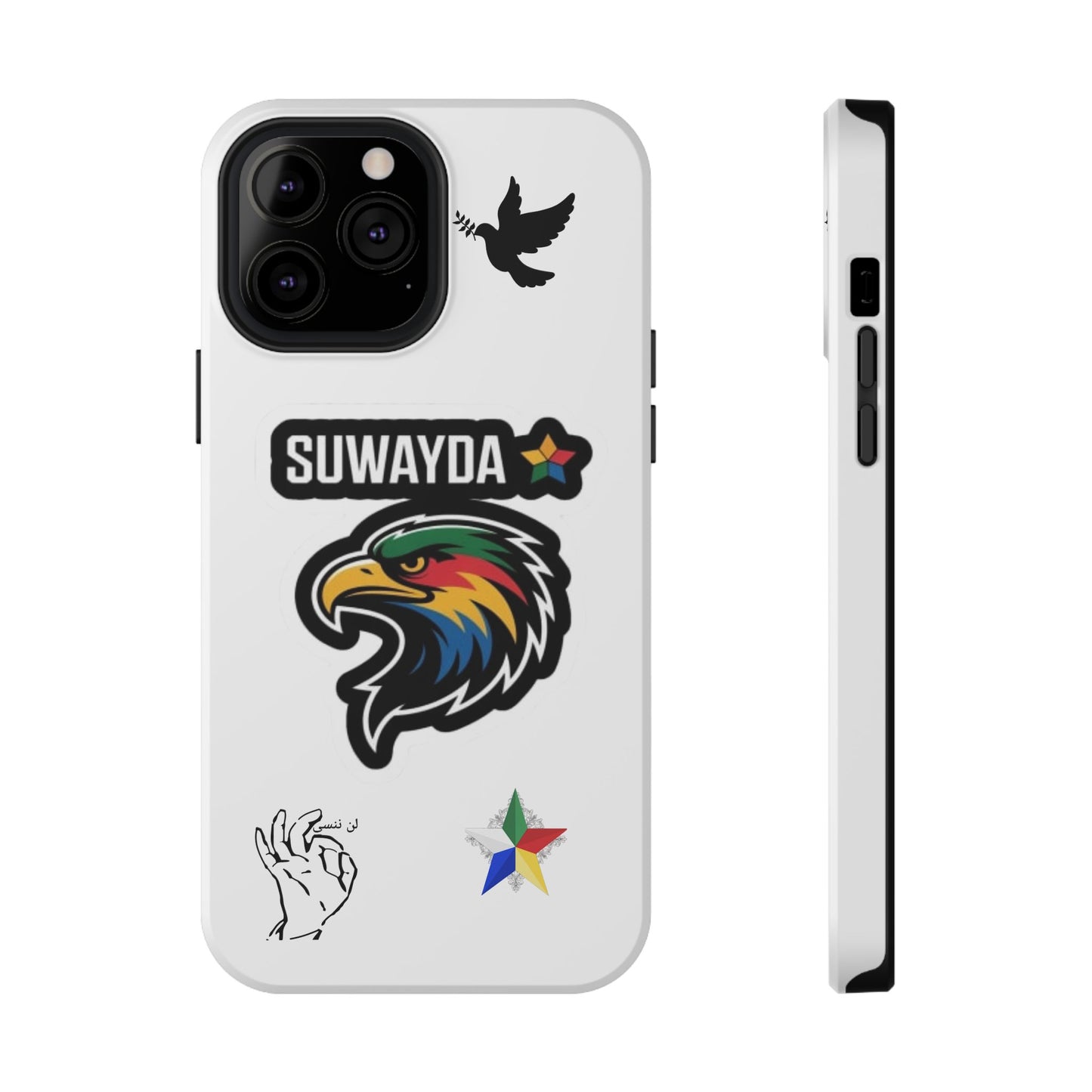 Impact-Resistant Phone Case — Suwayda Eagle Sticker Design