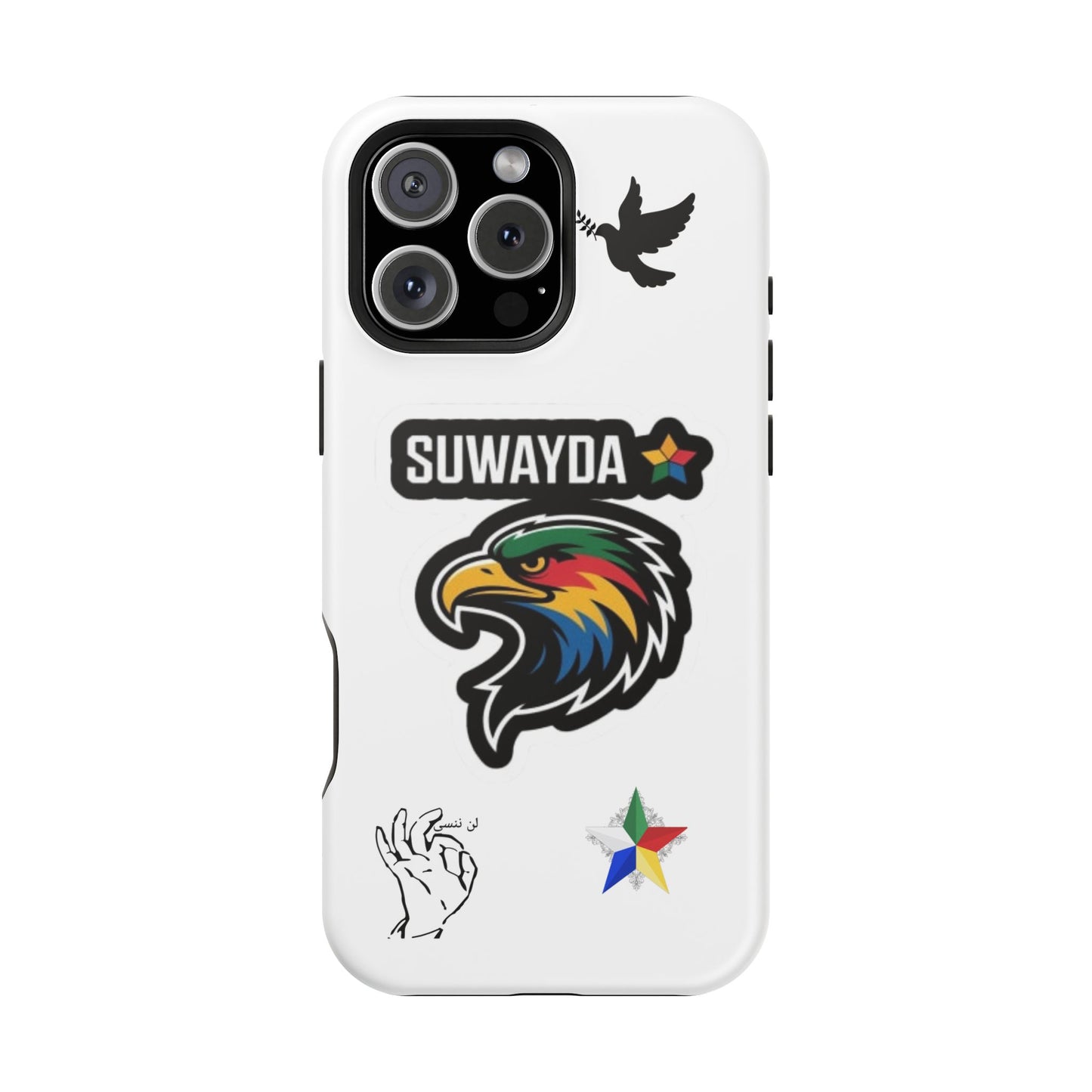 Impact-Resistant Phone Case — Suwayda Eagle Sticker Design