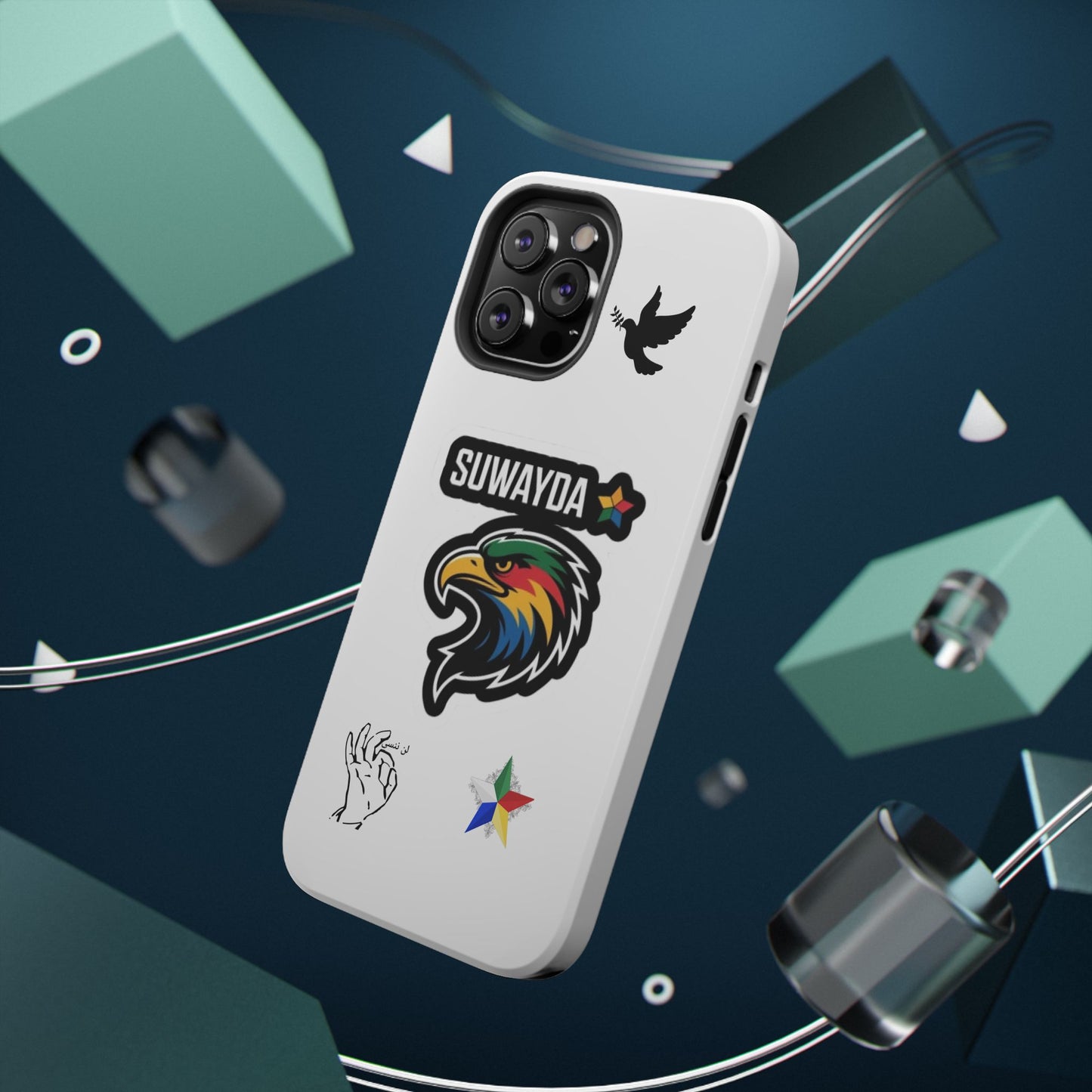 Impact-Resistant Phone Case — Suwayda Eagle Sticker Design