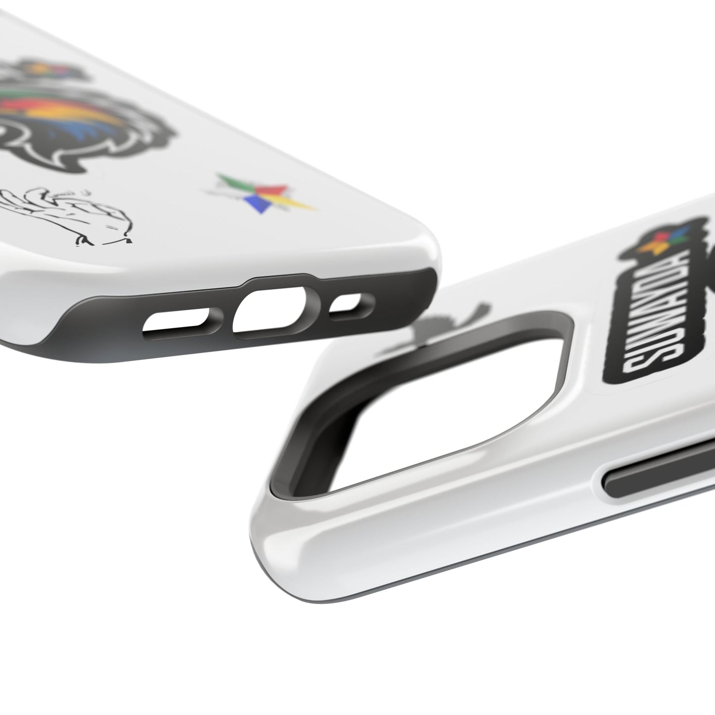 Impact-Resistant Phone Case — Suwayda Eagle Sticker Design