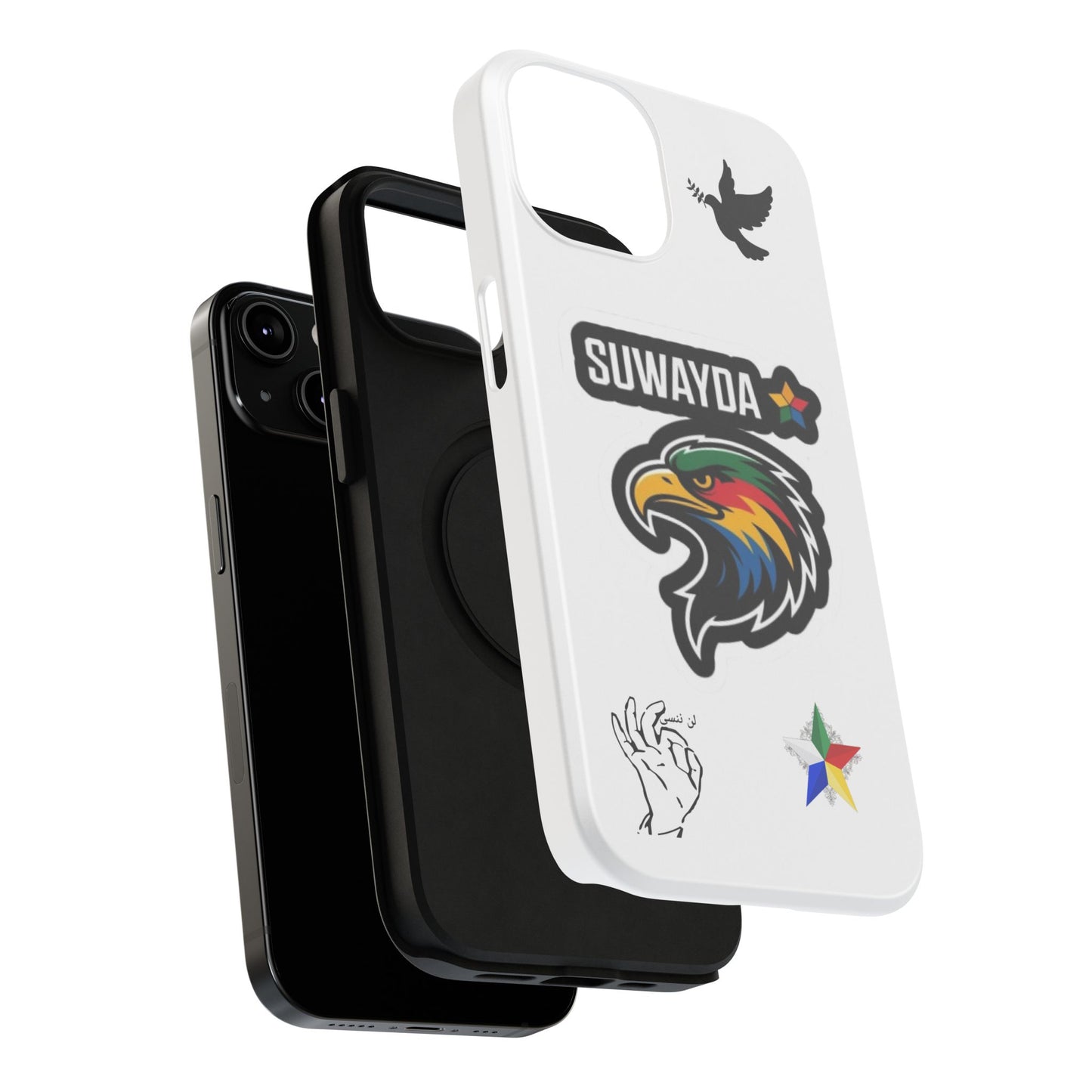 Impact-Resistant Phone Case — Suwayda Eagle Sticker Design