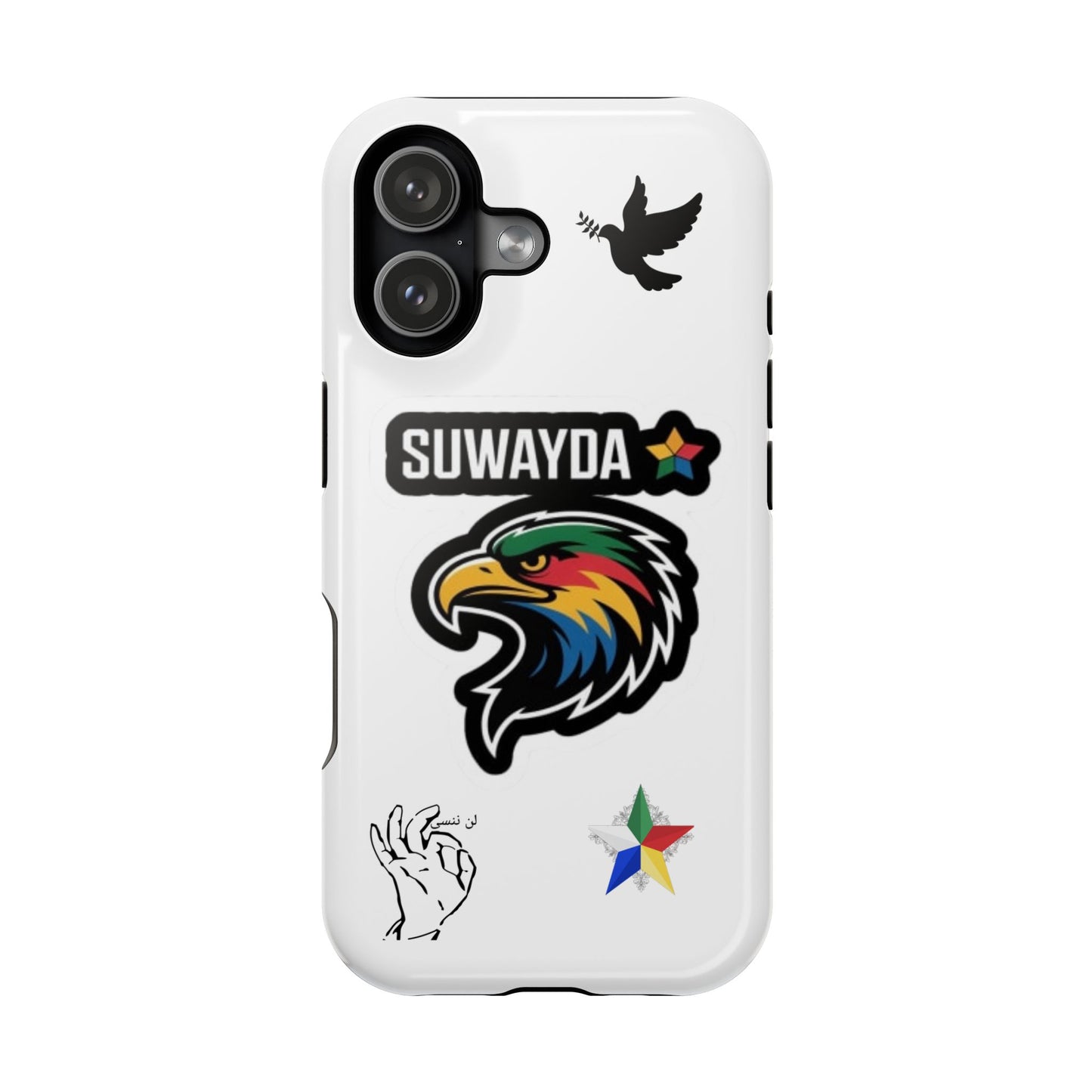 Impact-Resistant Phone Case — Suwayda Eagle Sticker Design