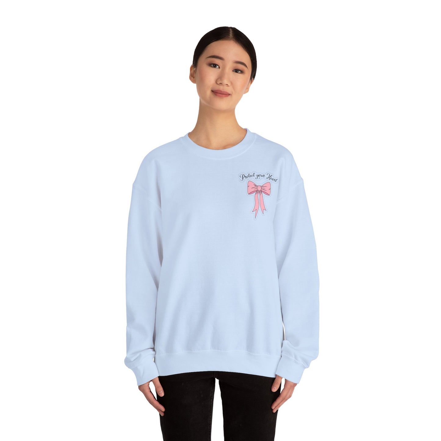 Girly Crewneck Sweatshirt — Feminine Graphic Pullover