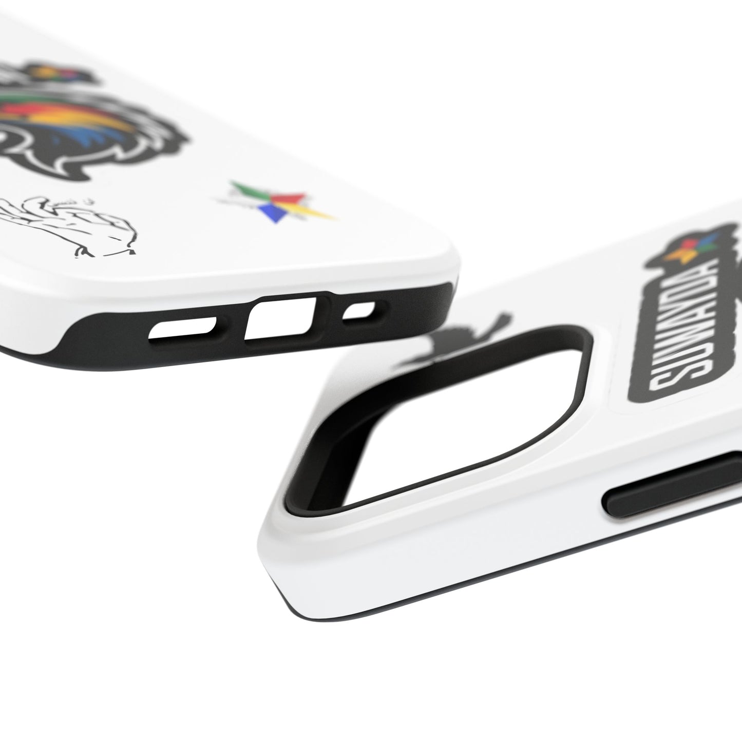 Impact-Resistant Phone Case — Suwayda Eagle Sticker Design