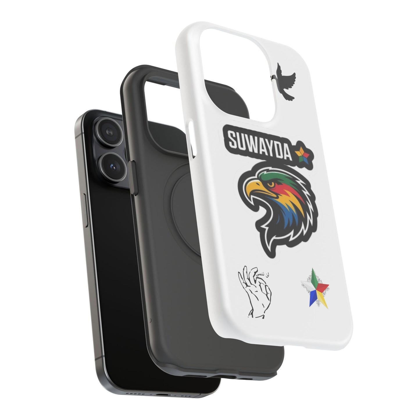 Impact-Resistant Phone Case — Suwayda Eagle Sticker Design