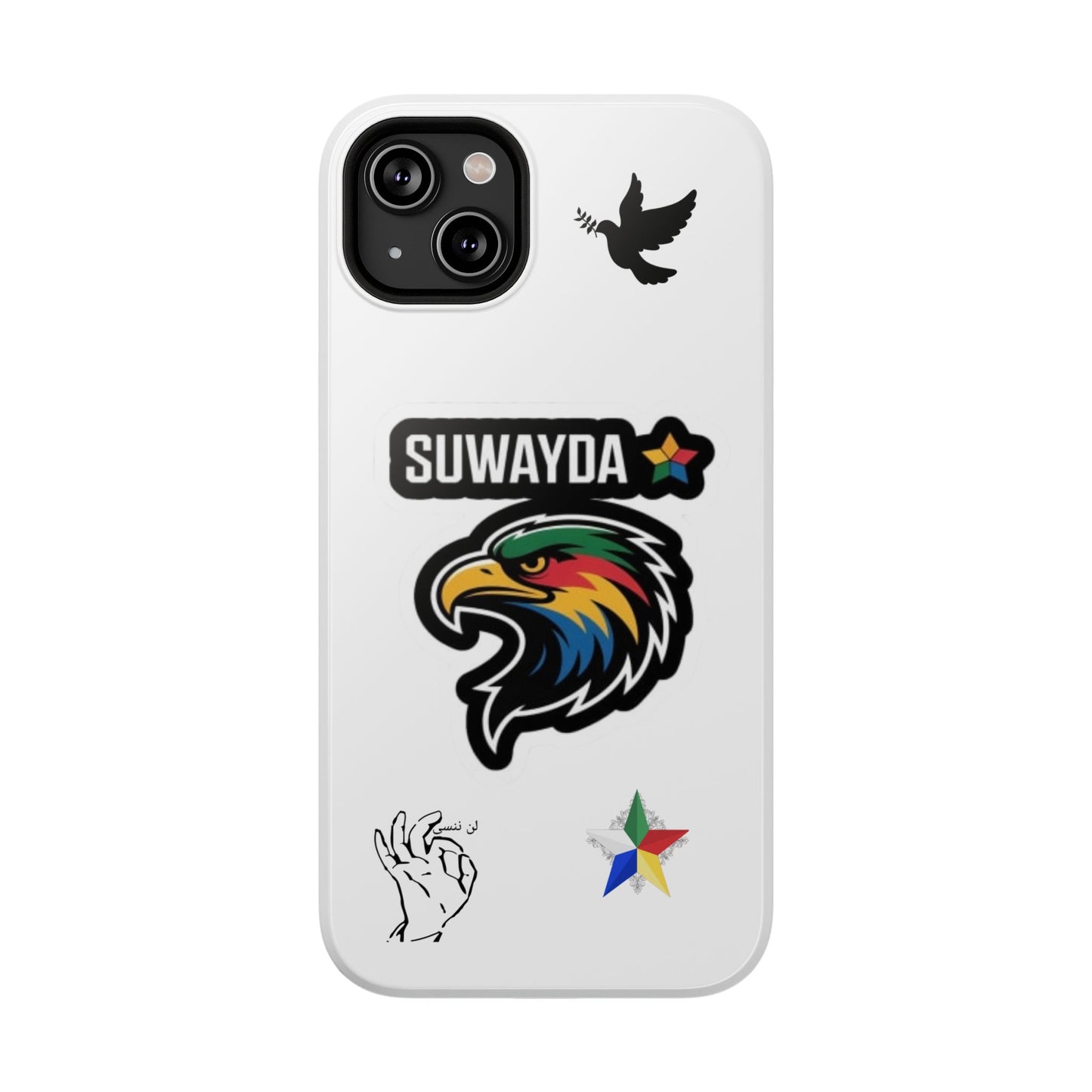 Impact-Resistant Phone Case — Suwayda Eagle Sticker Design