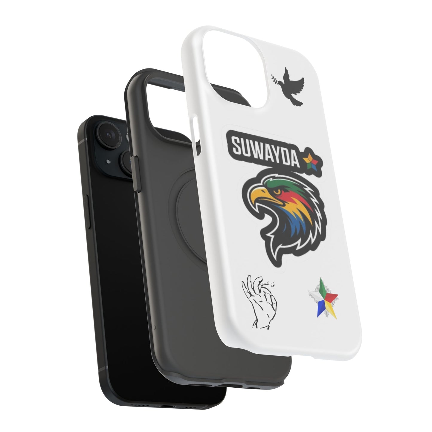 Impact-Resistant Phone Case — Suwayda Eagle Sticker Design