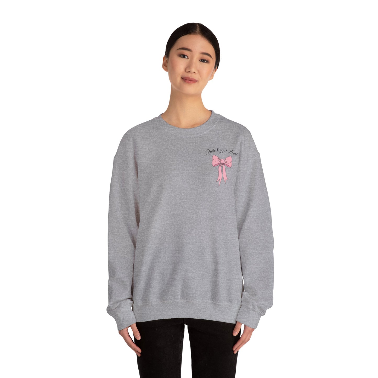 Girly Crewneck Sweatshirt — Feminine Graphic Pullover