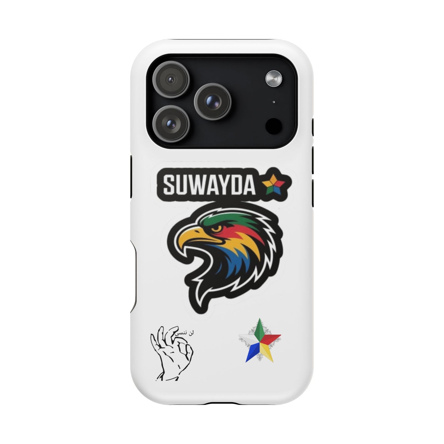 Impact-Resistant Phone Case — Suwayda Eagle Sticker Design