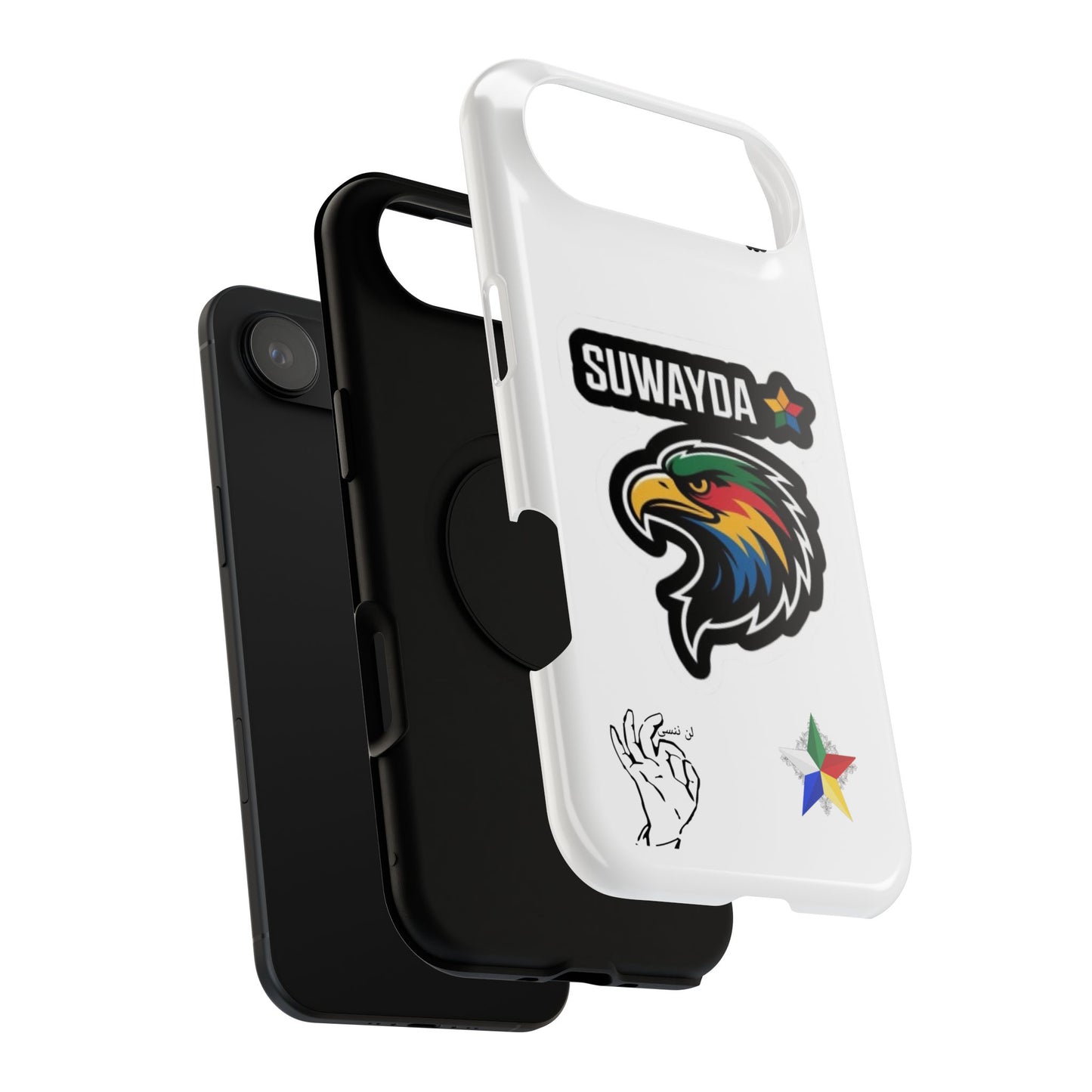 Impact-Resistant Phone Case — Suwayda Eagle Sticker Design