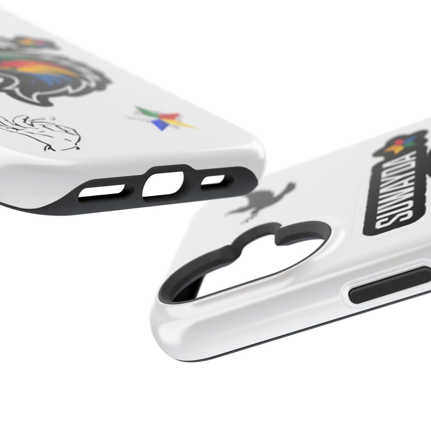 Impact-Resistant Phone Case — Suwayda Eagle Sticker Design