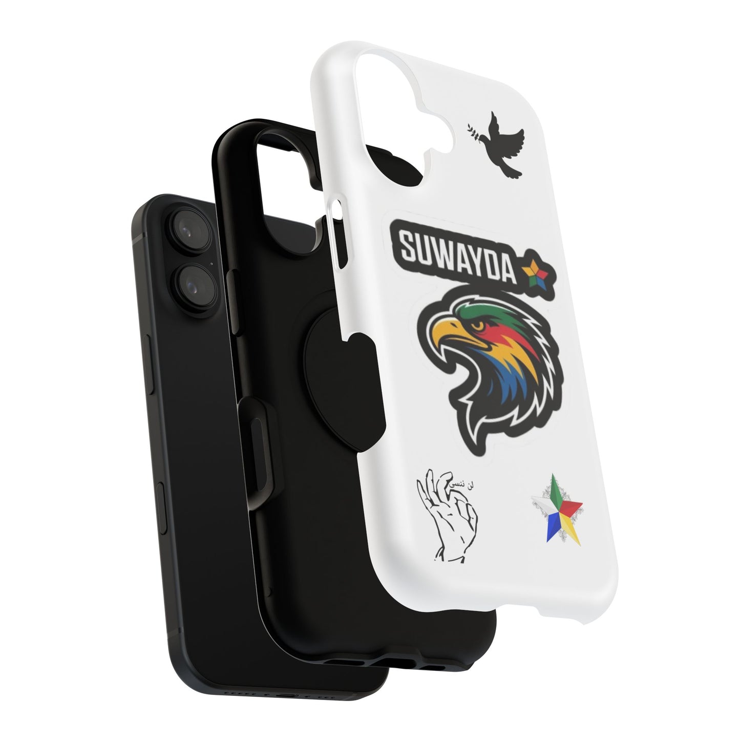 Impact-Resistant Phone Case — Suwayda Eagle Sticker Design