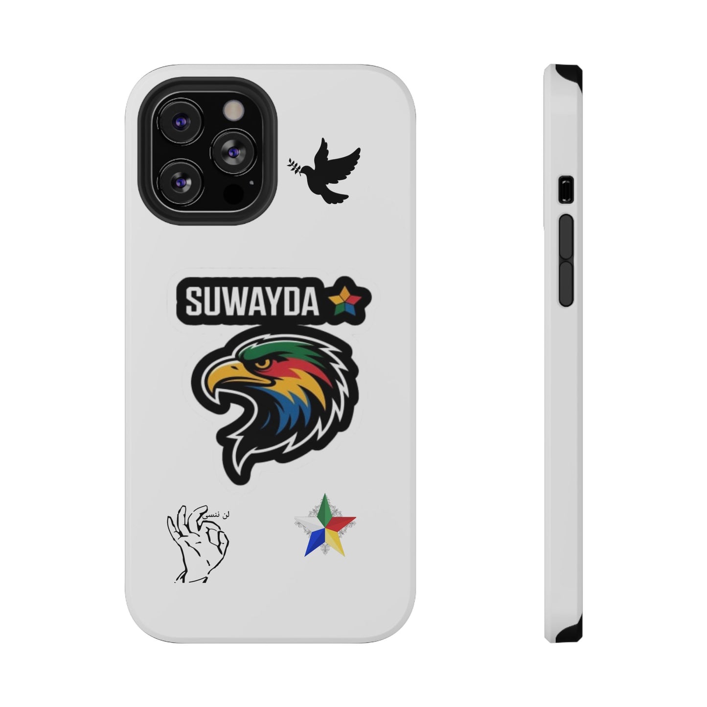 Impact-Resistant Phone Case — Suwayda Eagle Sticker Design