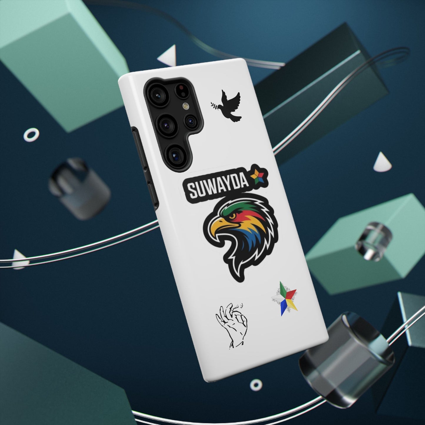 Impact-Resistant Phone Case — Suwayda Eagle Sticker Design