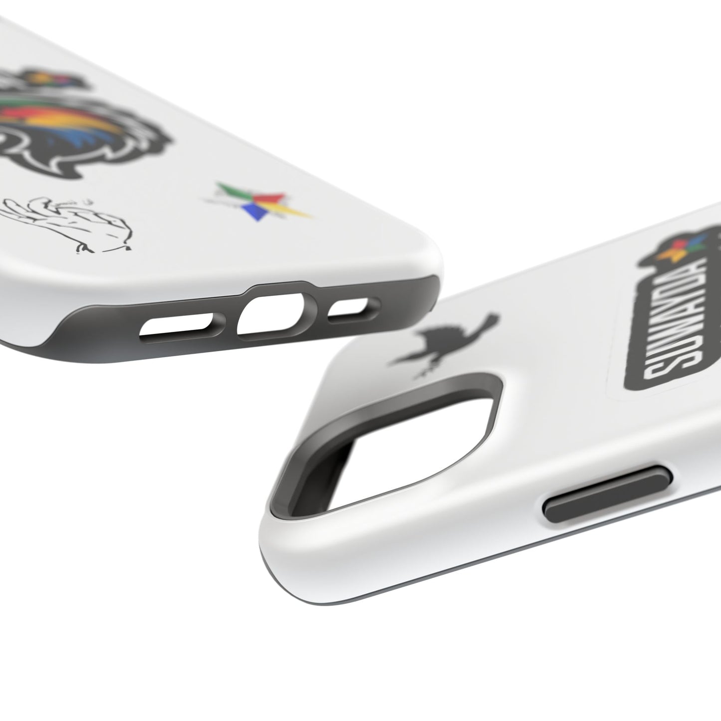 Impact-Resistant Phone Case — Suwayda Eagle Sticker Design