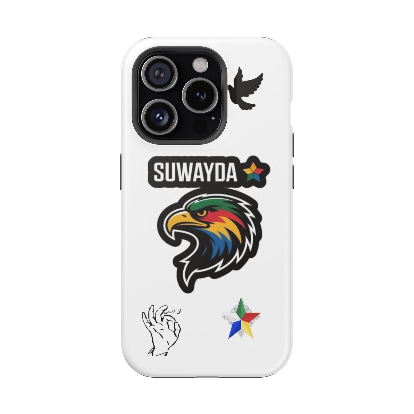 Impact-Resistant Phone Case — Suwayda Eagle Sticker Design