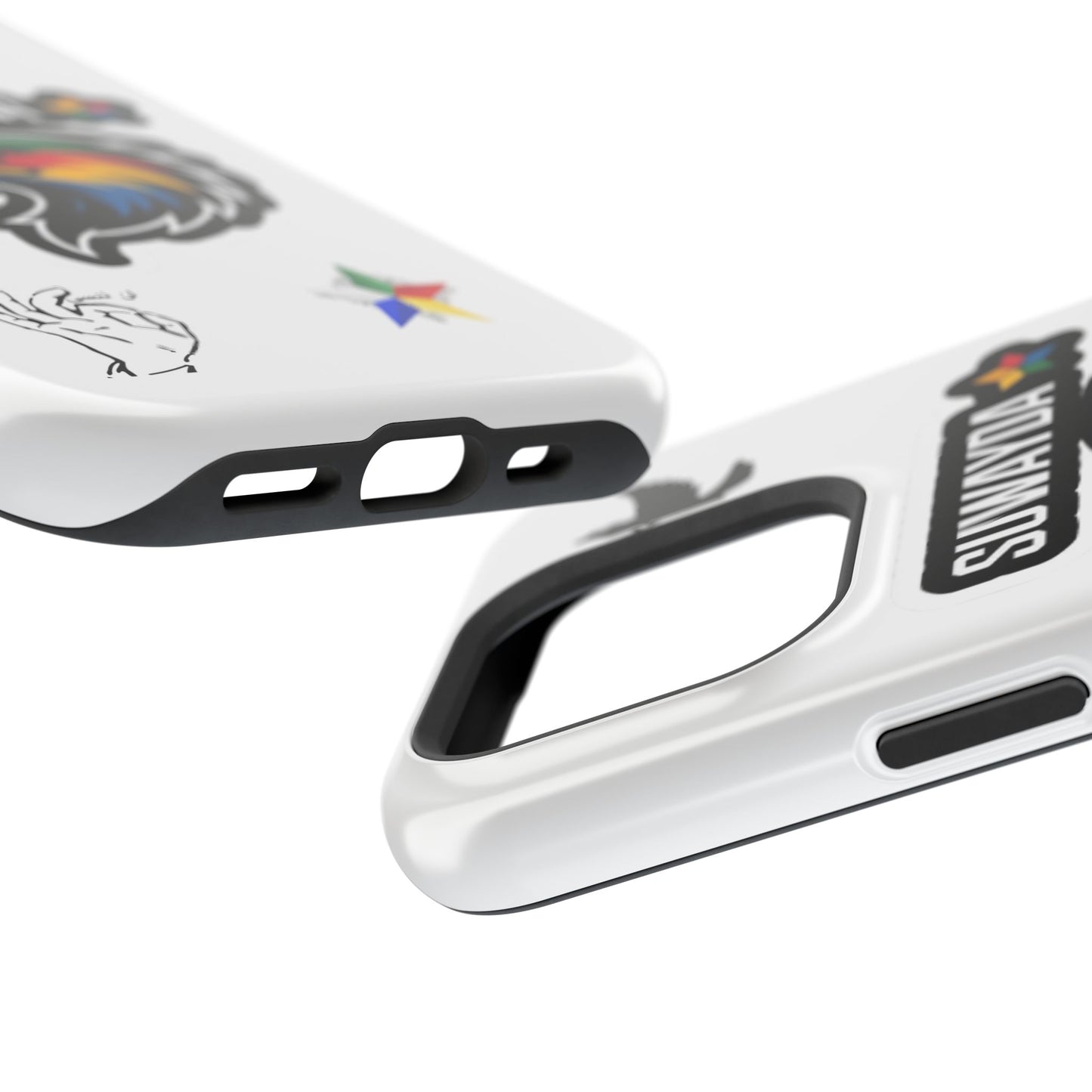 Impact-Resistant Phone Case — Suwayda Eagle Sticker Design