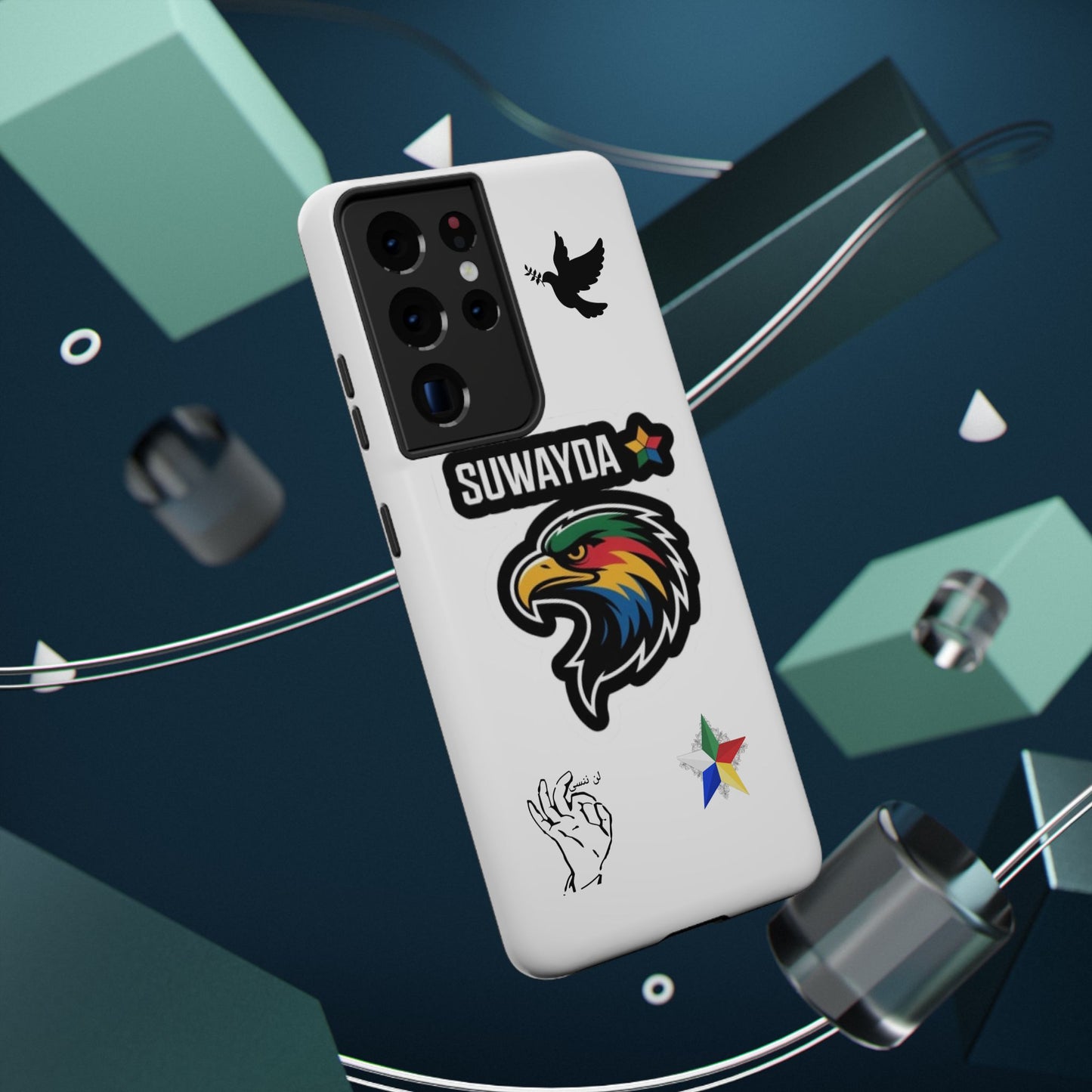 Impact-Resistant Phone Case — Suwayda Eagle Sticker Design