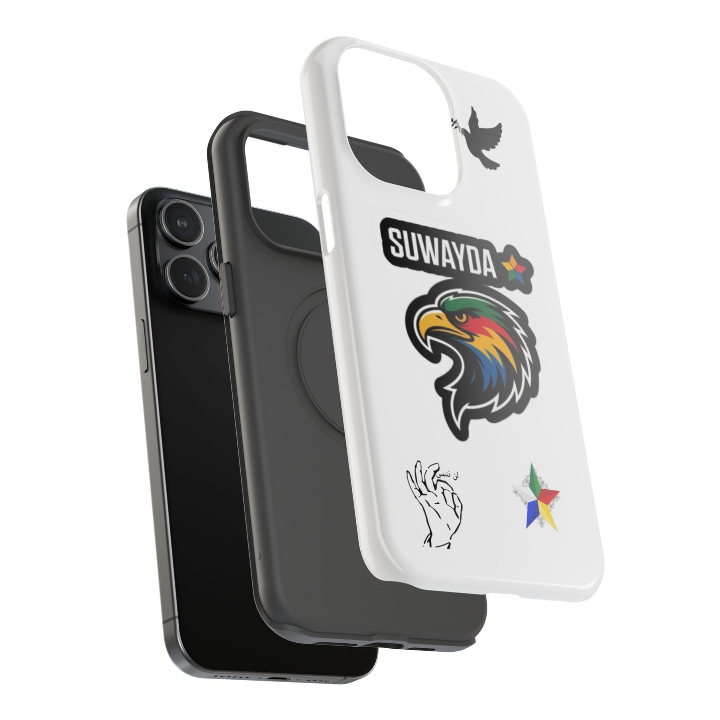 Impact-Resistant Phone Case — Suwayda Eagle Sticker Design