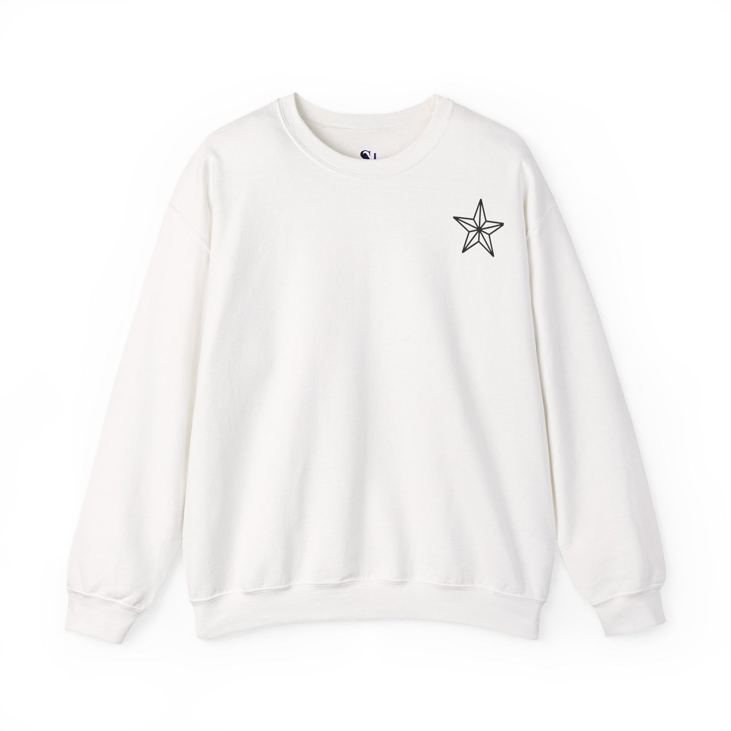 Hooded Rogue Graphic Sweatshirt — Ninja Assassin Back Print with Star Chest Emblem