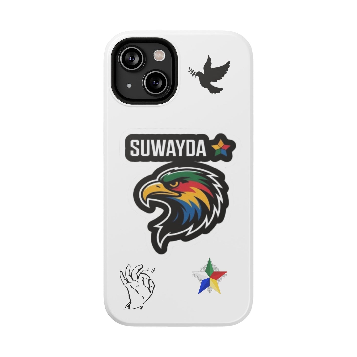 Impact-Resistant Phone Case — Suwayda Eagle Sticker Design