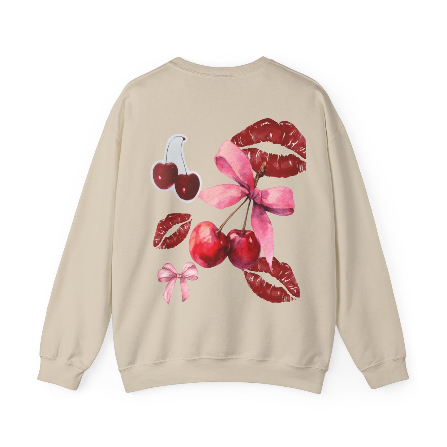Girly Crewneck Sweatshirt — Feminine Graphic Pullover