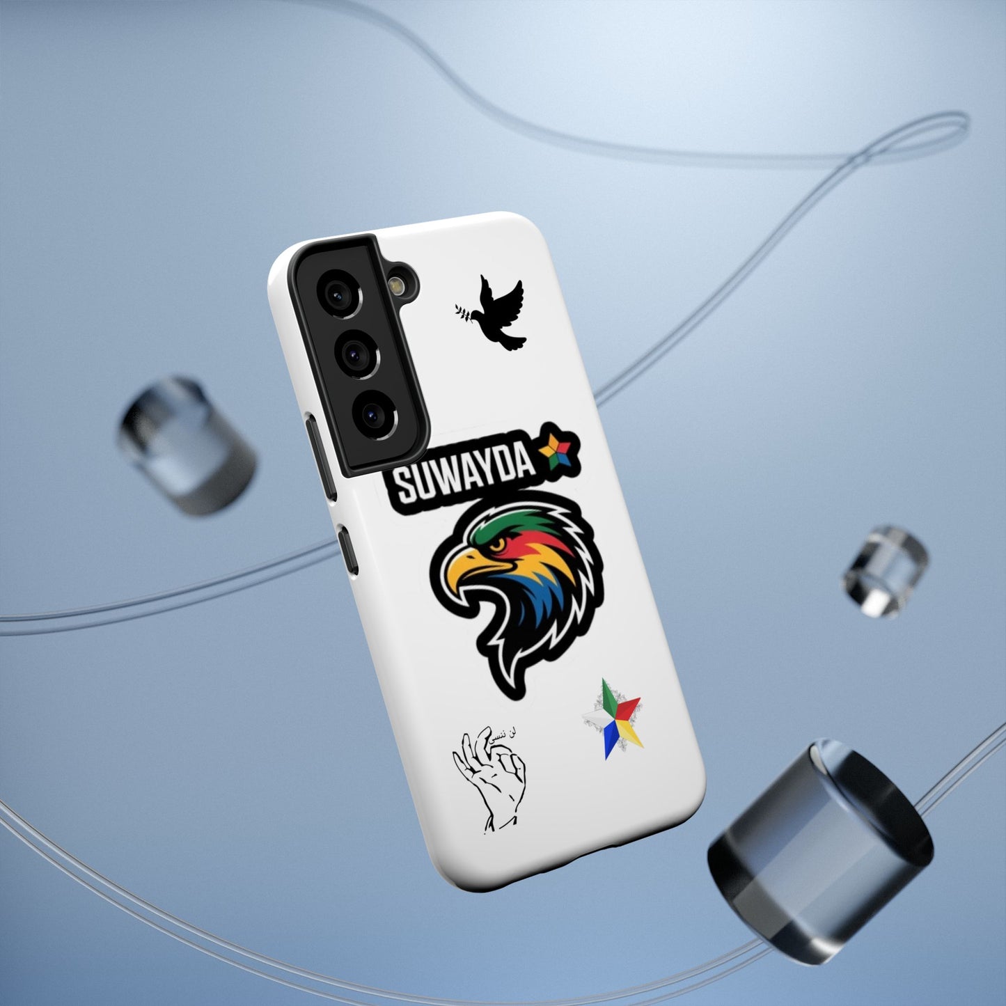 Impact-Resistant Phone Case — Suwayda Eagle Sticker Design