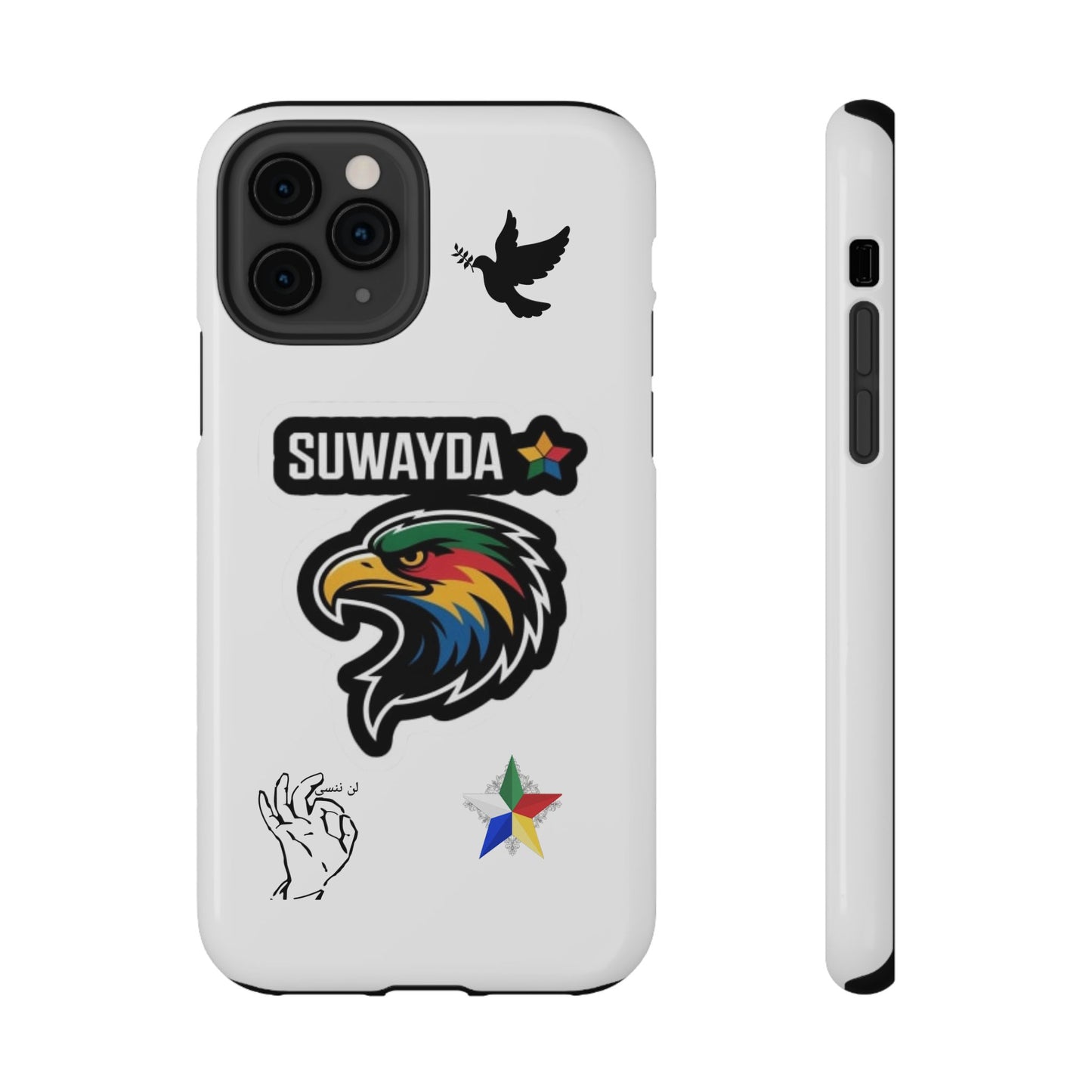 Impact-Resistant Phone Case — Suwayda Eagle Sticker Design