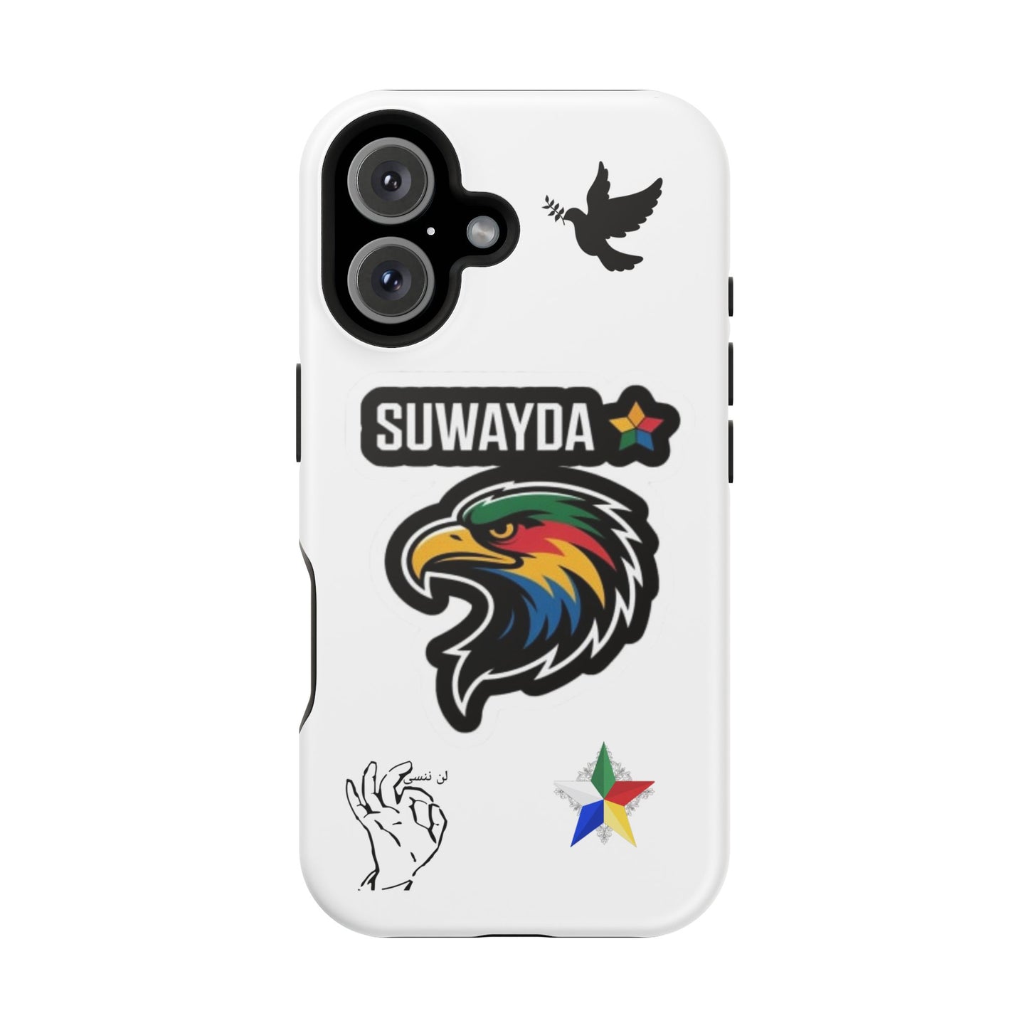 Impact-Resistant Phone Case — Suwayda Eagle Sticker Design