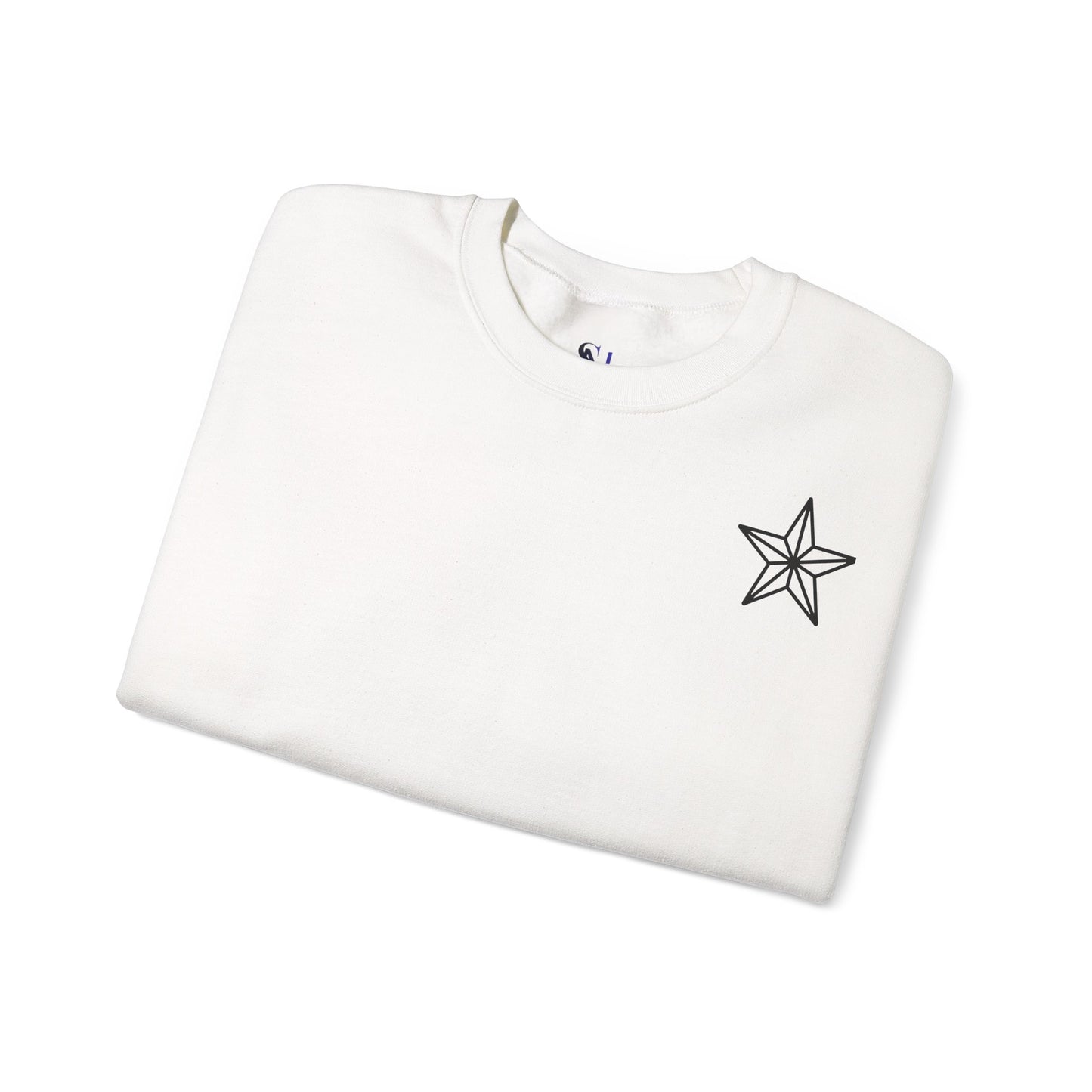 Hooded Rogue Graphic Sweatshirt — Ninja Assassin Back Print with Star Chest Emblem