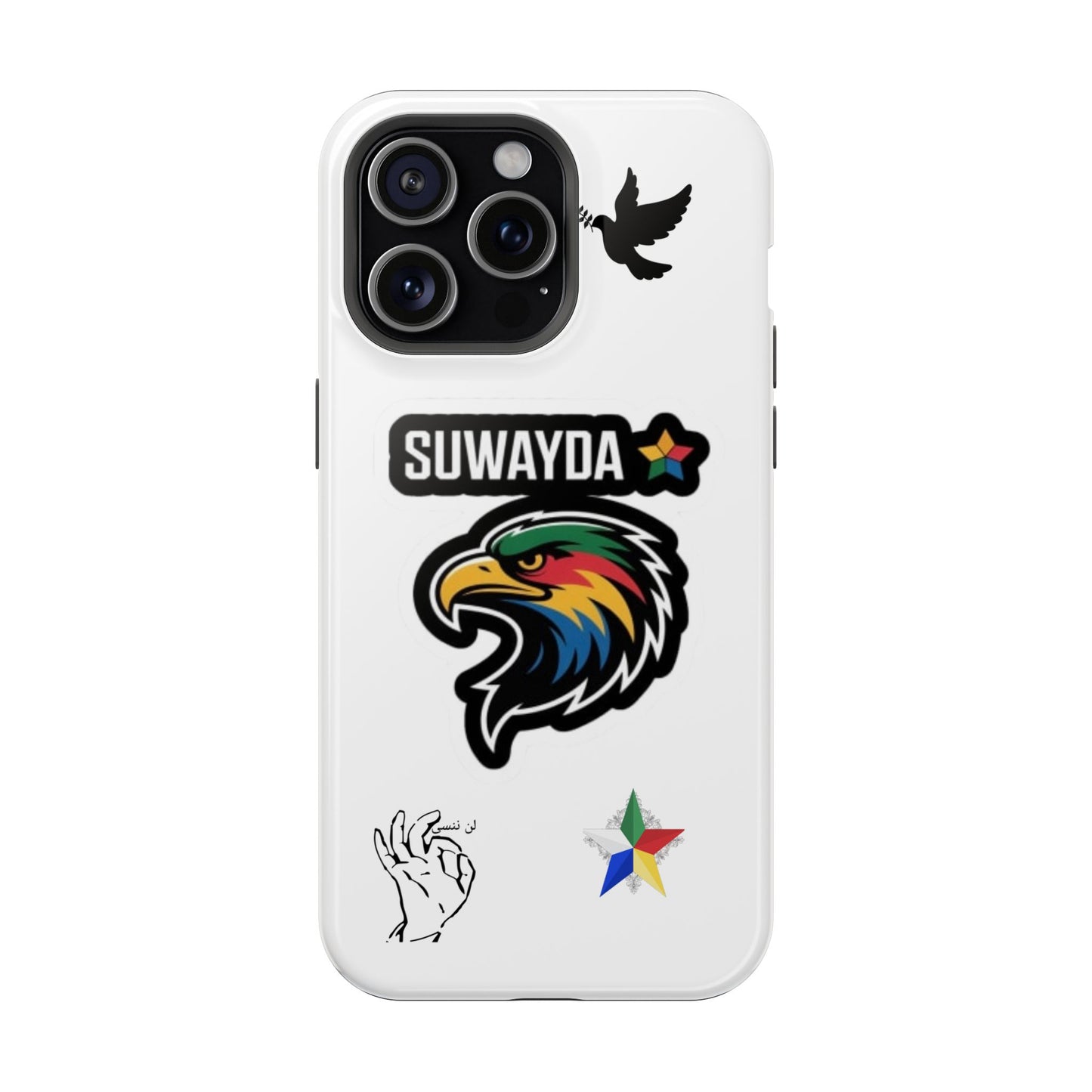 Impact-Resistant Phone Case — Suwayda Eagle Sticker Design