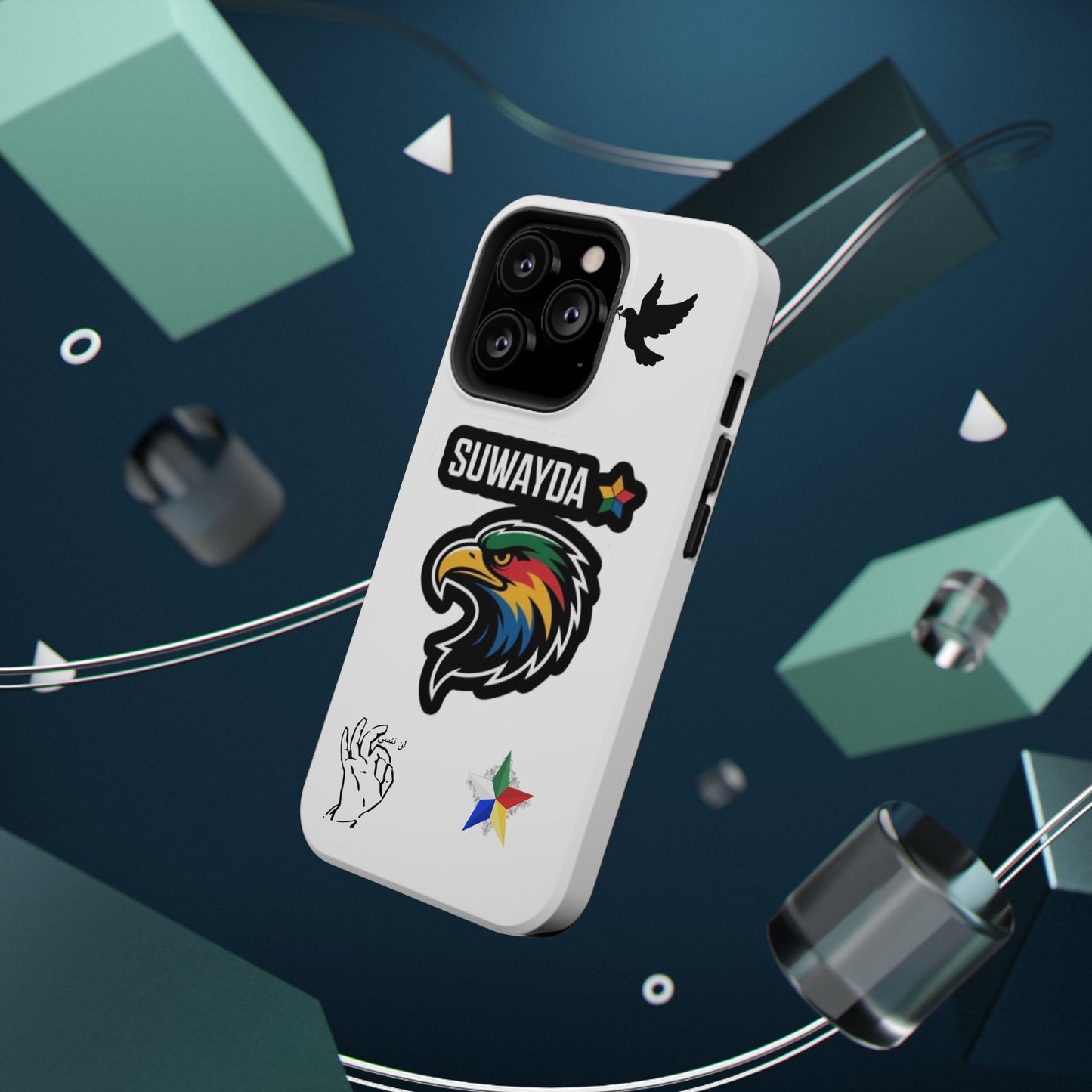 Impact-Resistant Phone Case — Suwayda Eagle Sticker Design