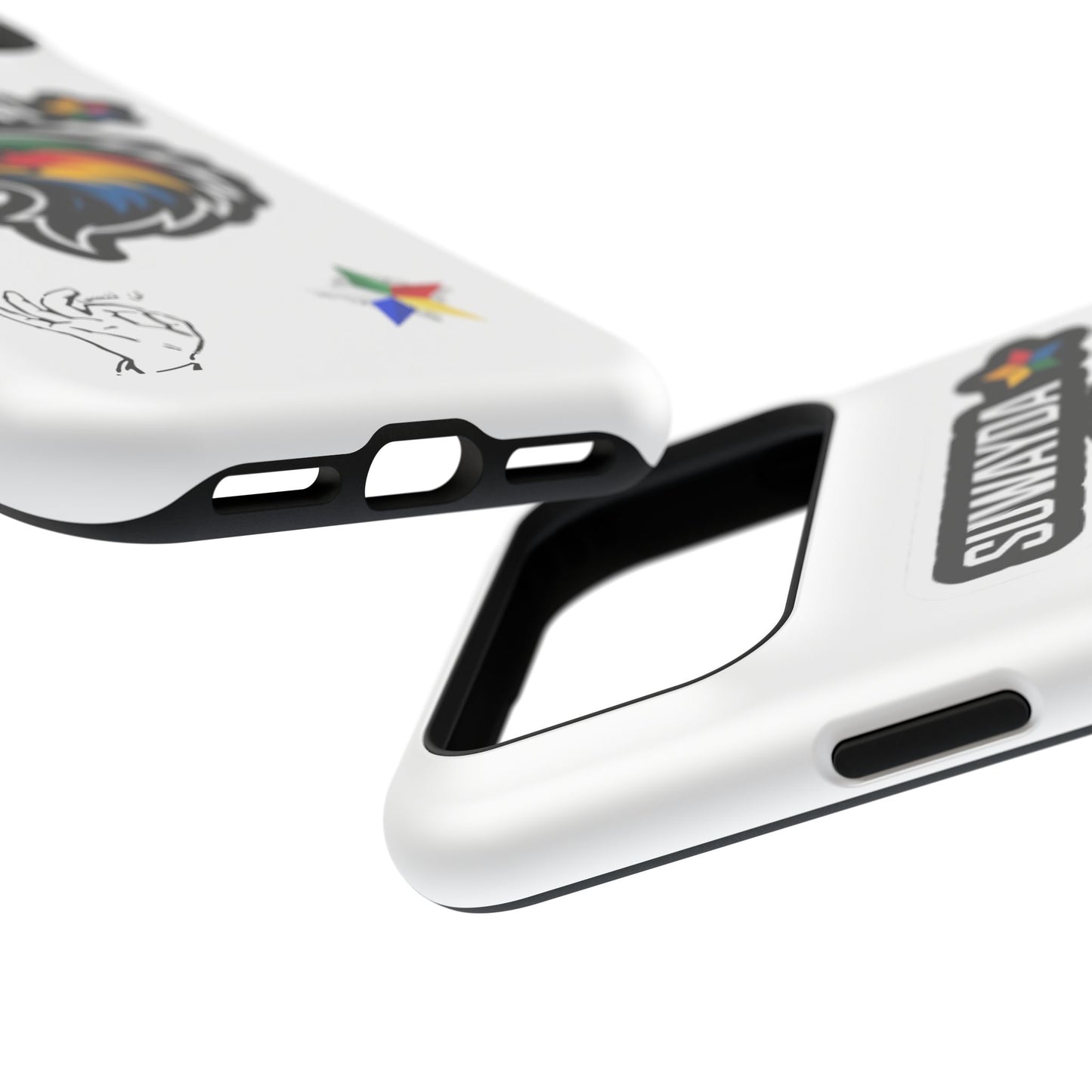 Impact-Resistant Phone Case — Suwayda Eagle Sticker Design