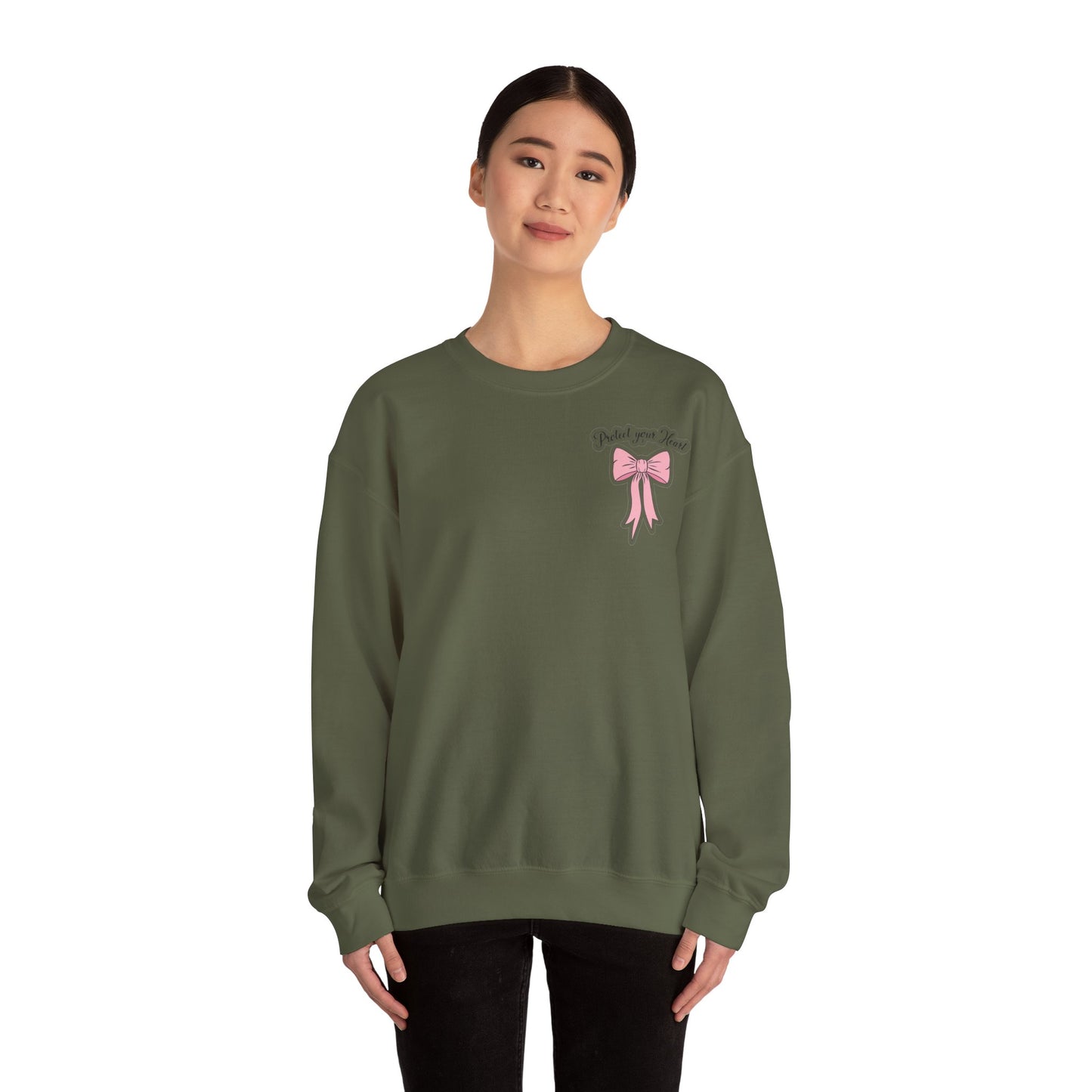 Girly Crewneck Sweatshirt — Feminine Graphic Pullover