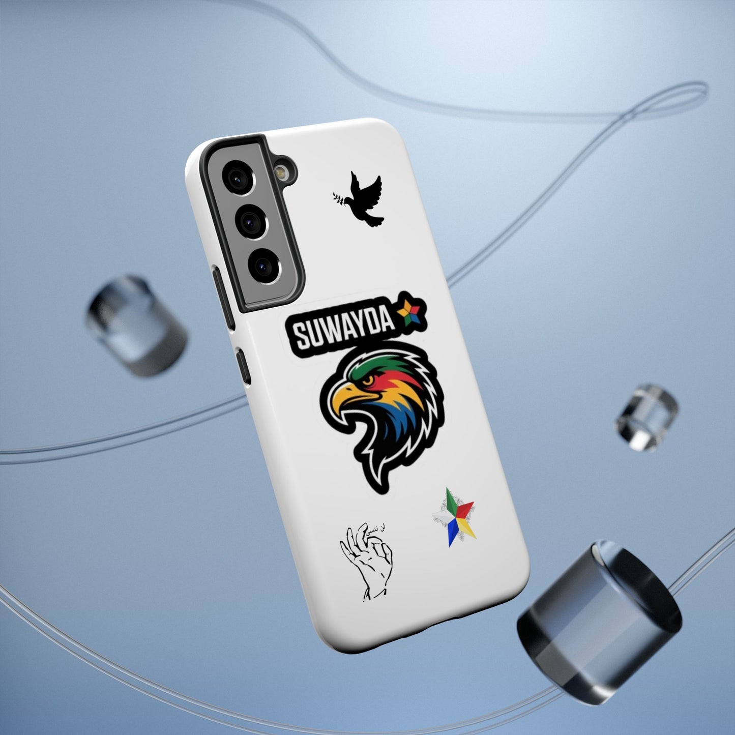 Impact-Resistant Phone Case — Suwayda Eagle Sticker Design