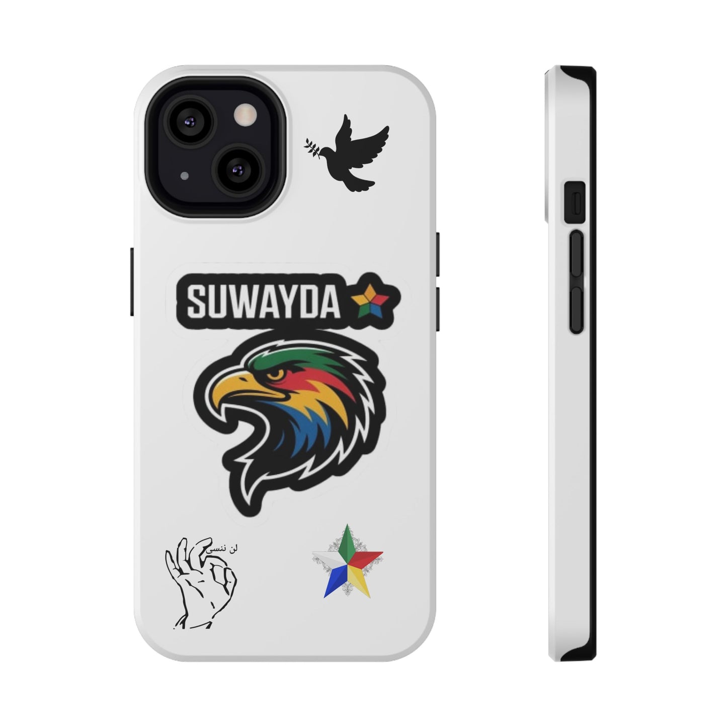 Impact-Resistant Phone Case — Suwayda Eagle Sticker Design