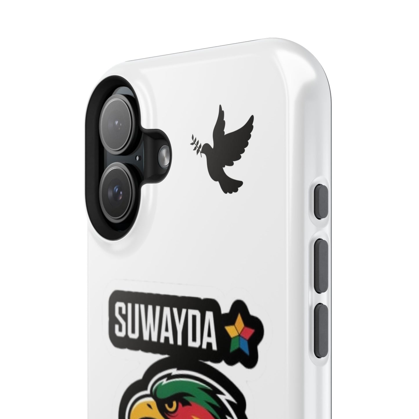 Impact-Resistant Phone Case — Suwayda Eagle Sticker Design