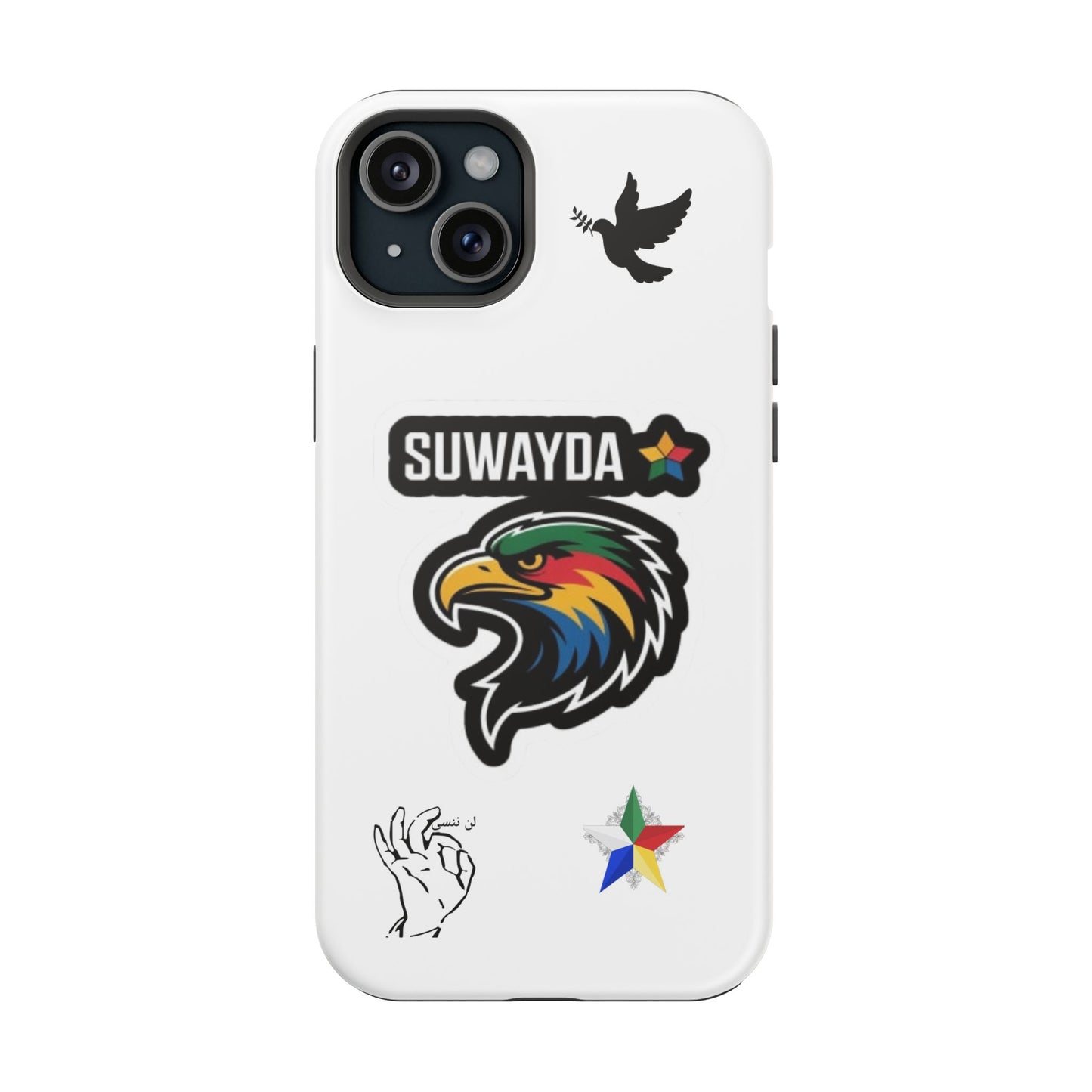 Impact-Resistant Phone Case — Suwayda Eagle Sticker Design