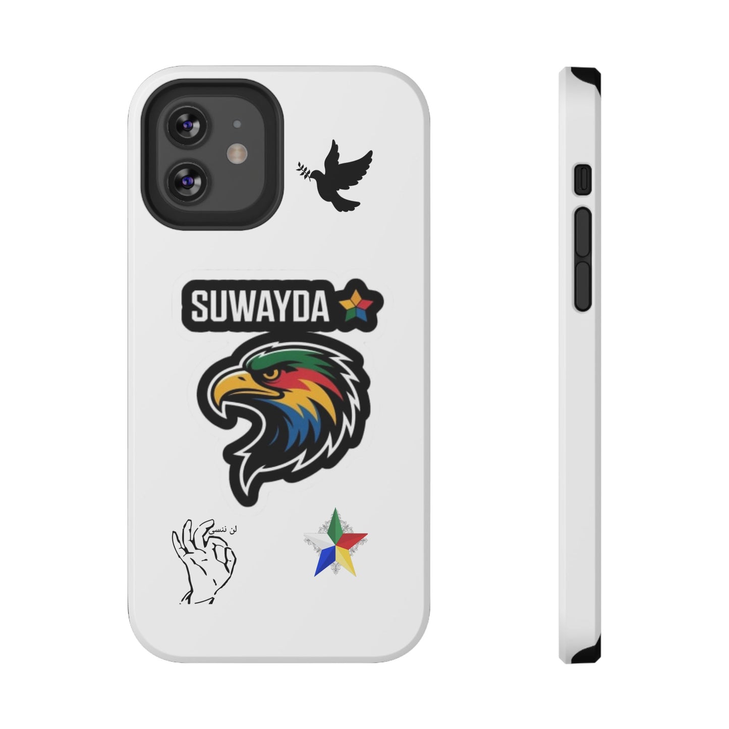 Impact-Resistant Phone Case — Suwayda Eagle Sticker Design