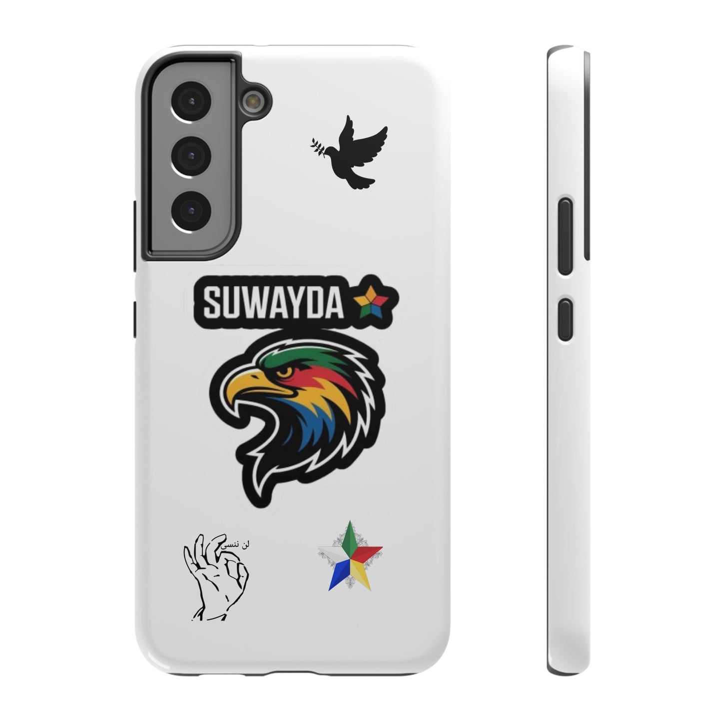 Impact-Resistant Phone Case — Suwayda Eagle Sticker Design