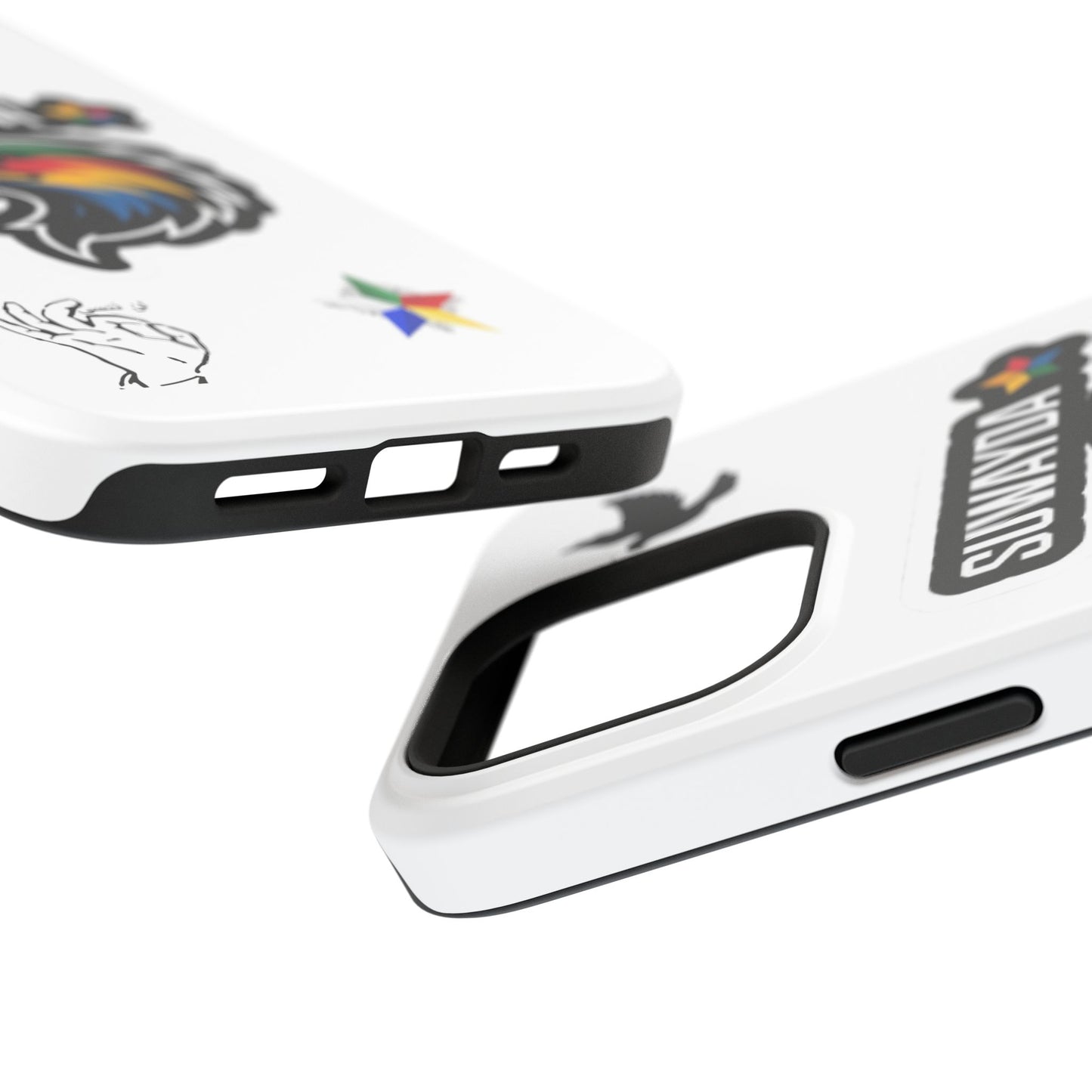 Impact-Resistant Phone Case — Suwayda Eagle Sticker Design