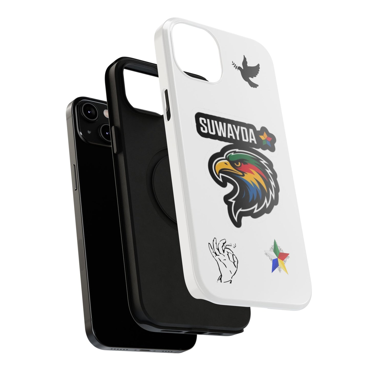 Impact-Resistant Phone Case — Suwayda Eagle Sticker Design