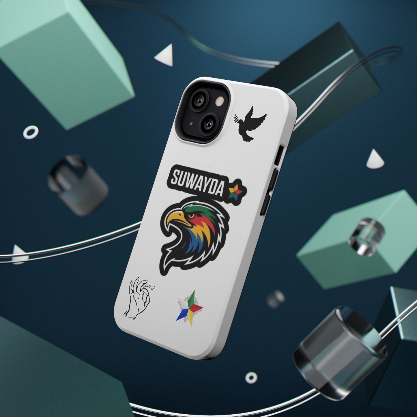 Impact-Resistant Phone Case — Suwayda Eagle Sticker Design